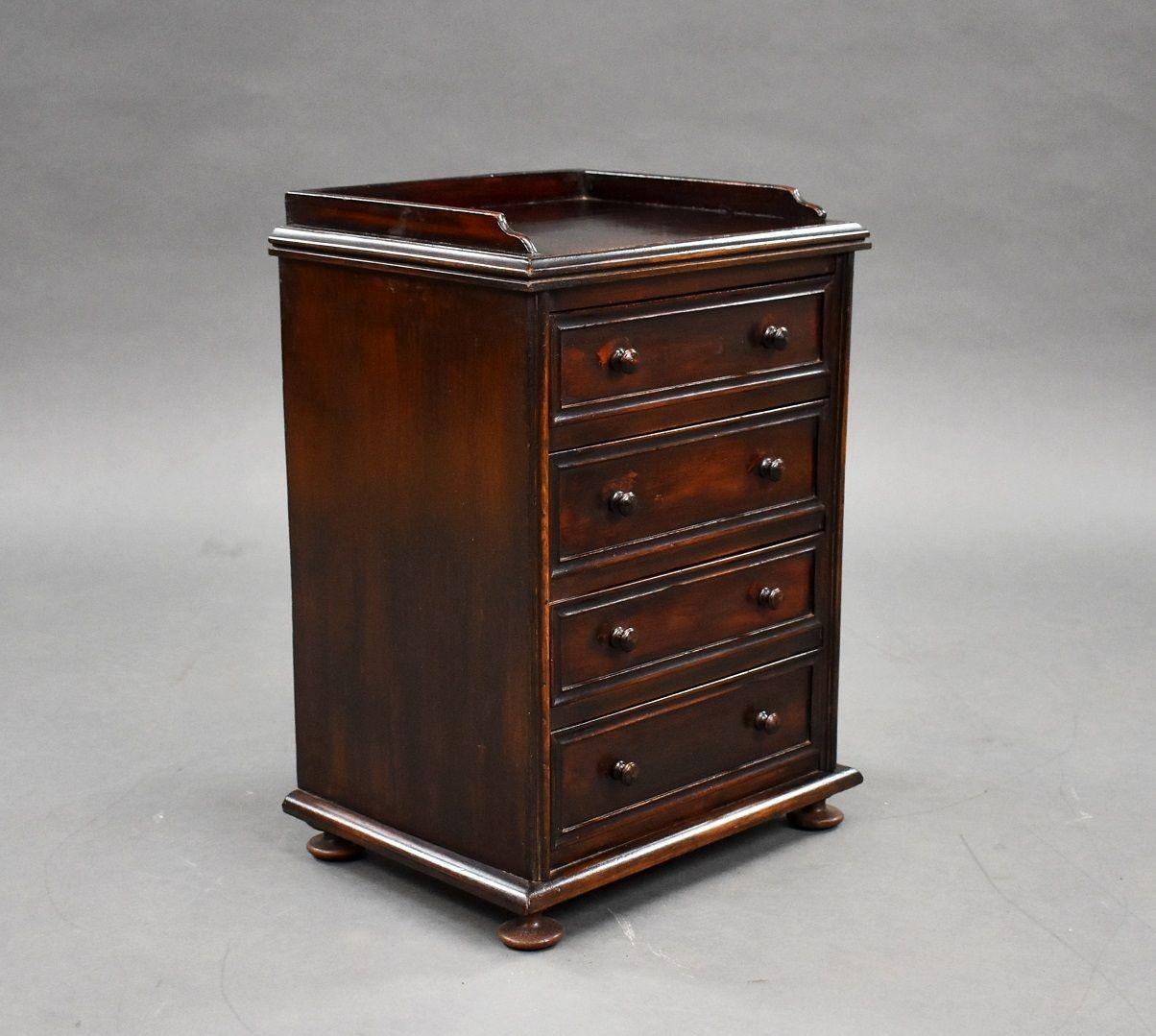 19th Century Mahogany Collectors Chest (1 of 6)