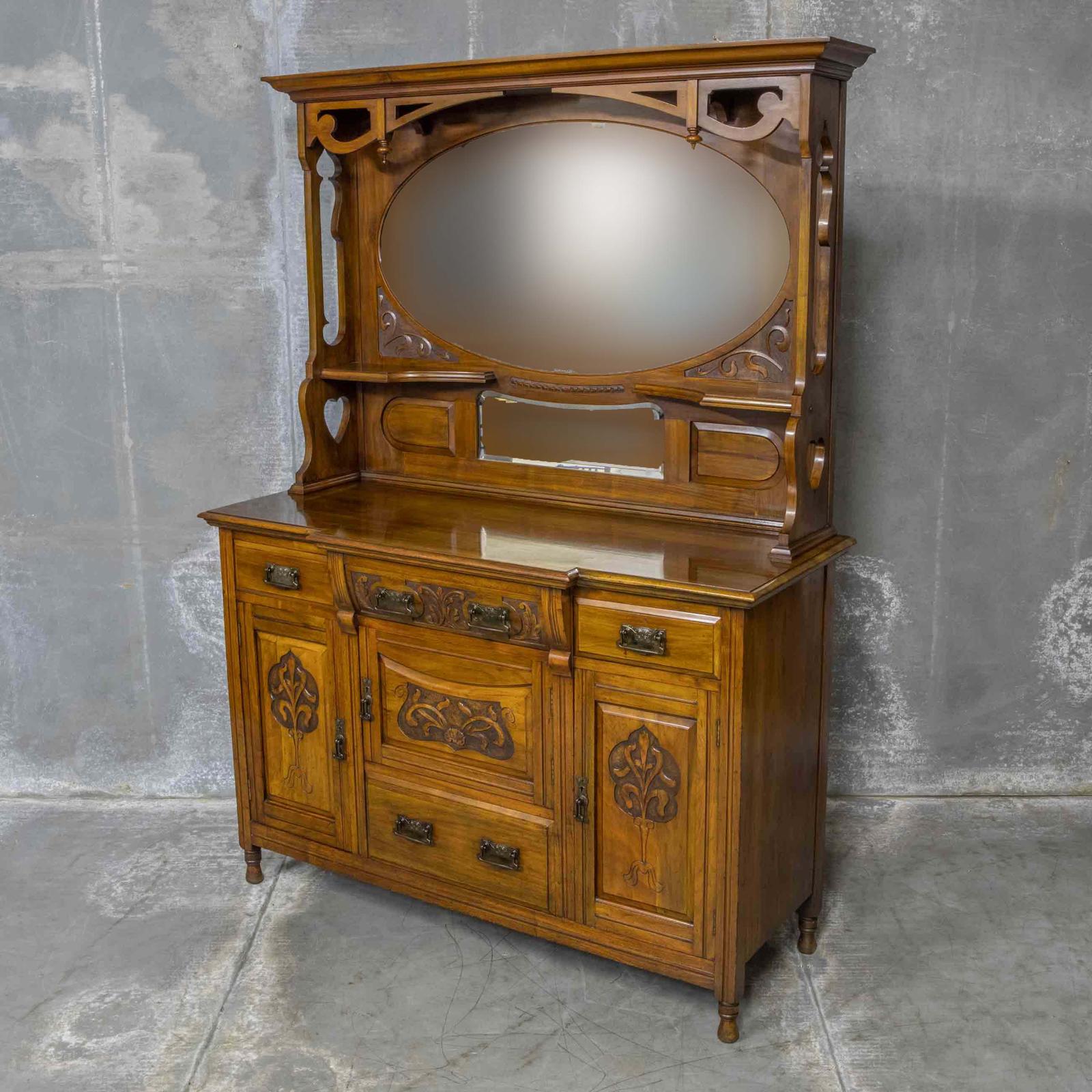 Victorian Walnut Sideboard (1 of 13)