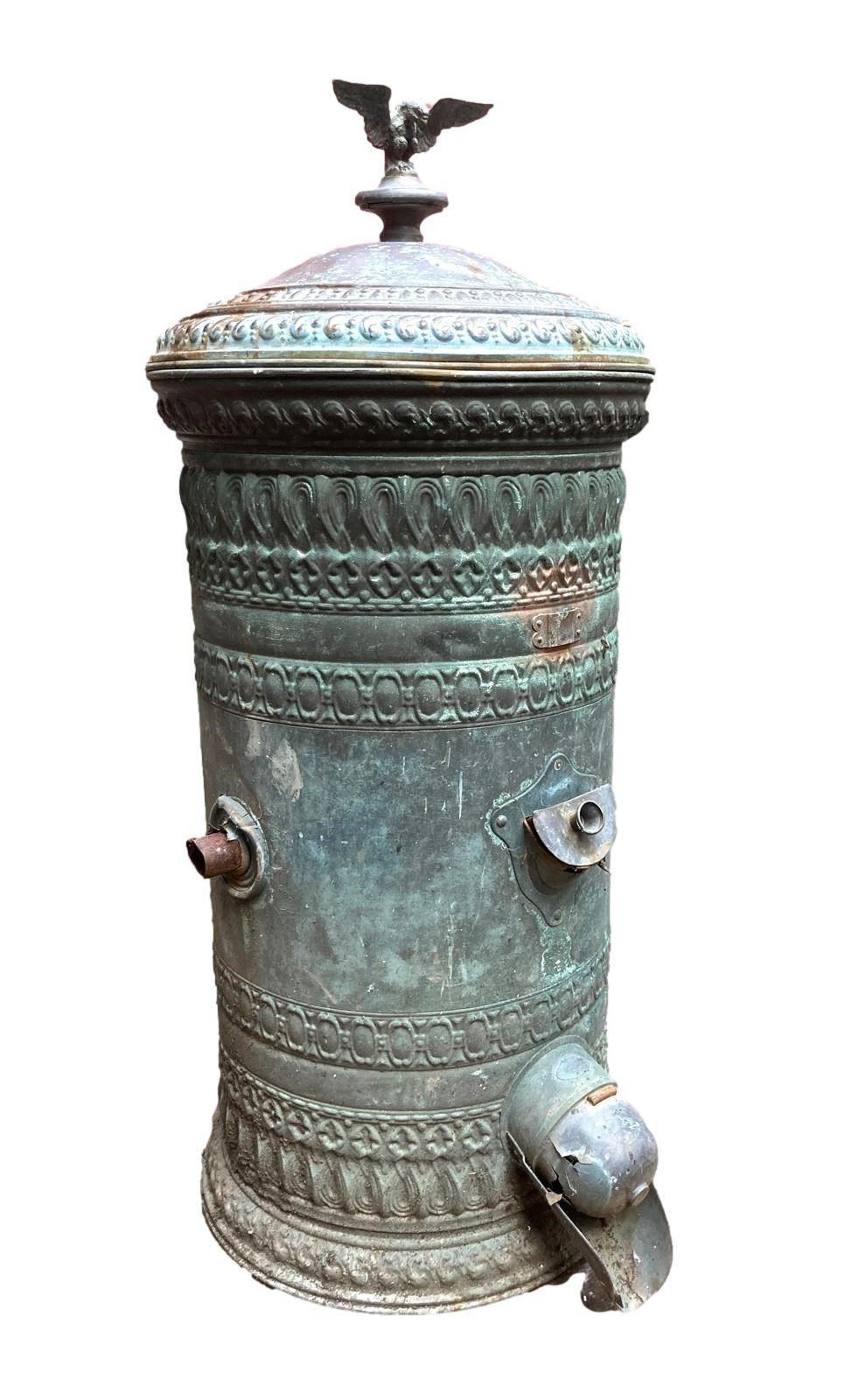 Giant Antique Copper Coffee Bean Dispenser (1 of 9)