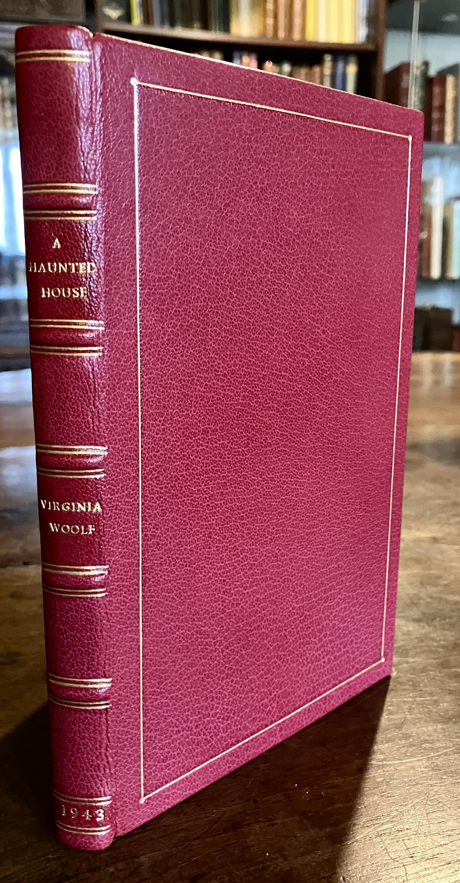 1943 Virginia Woolf 1st Ed - A Haunted House & Other Stories Leather + Slipcase (1 of 4)