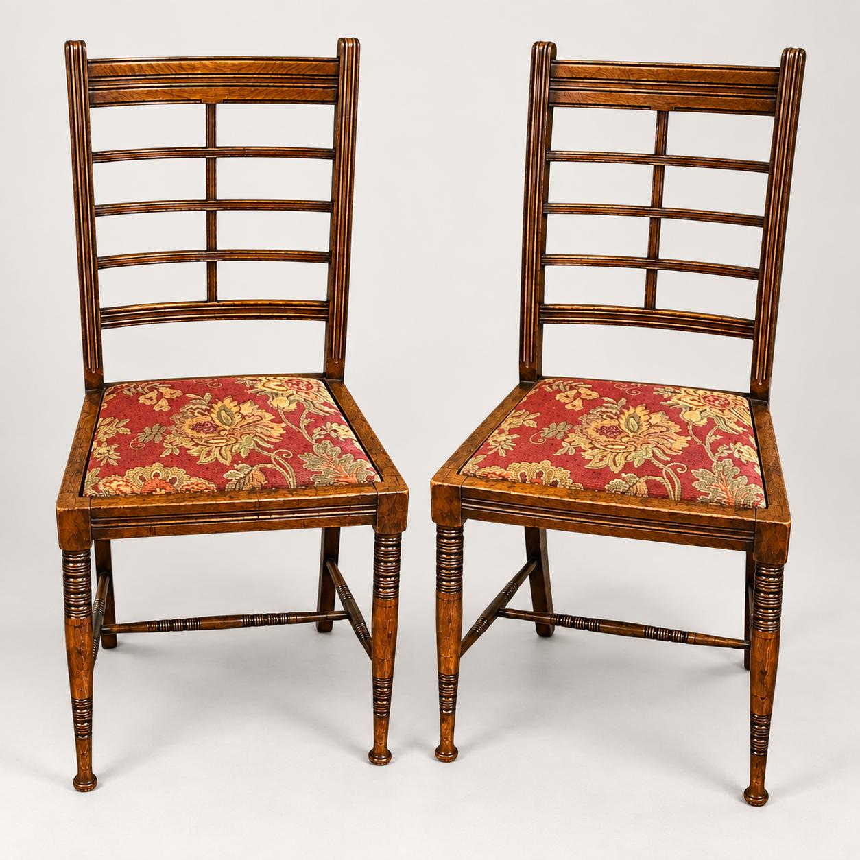 Pair of Antique Arts & Crafts Side Chairs (1 of 11) Pair of Antique Arts & Crafts Side Chairs (1 of 11)