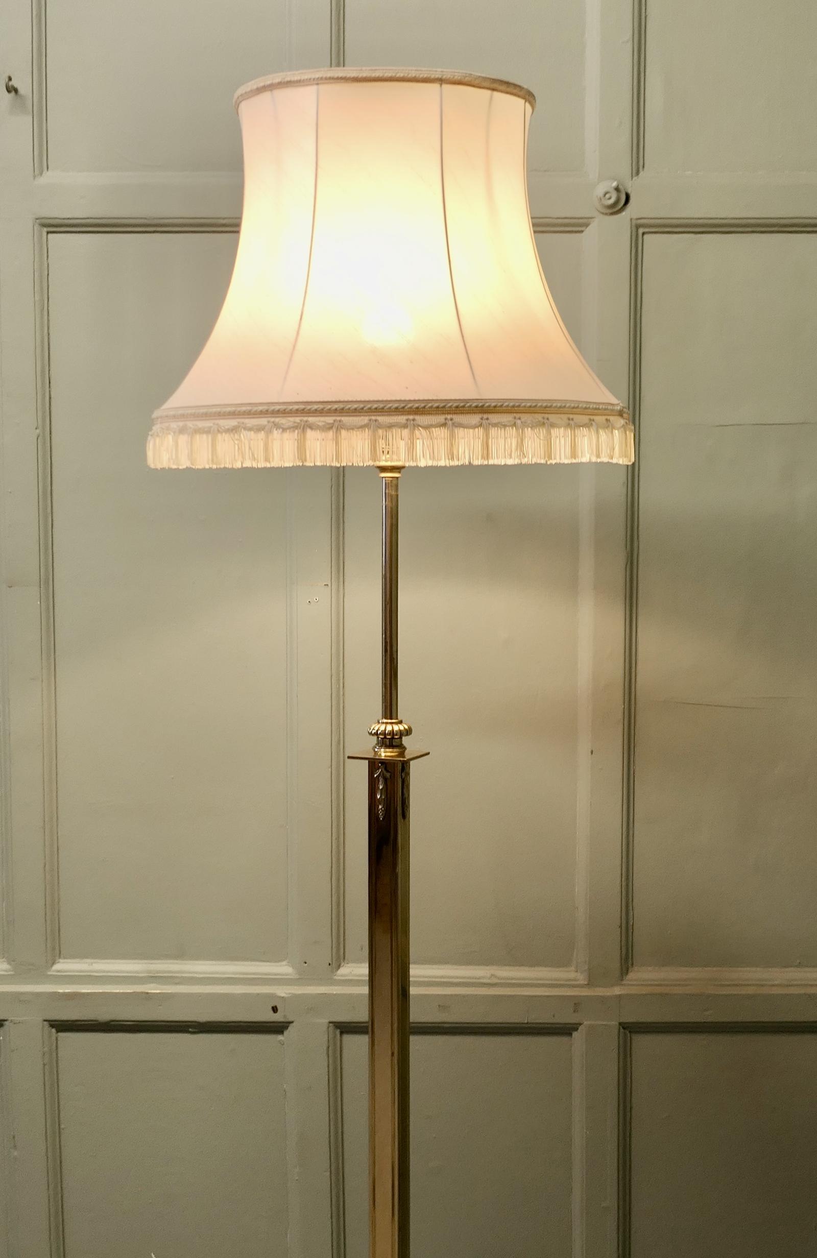 Very Tall Telescopic Brass Floor Lamp (1 of 6) Very Tall Telescopic Brass Floor Lamp (1 of 6)