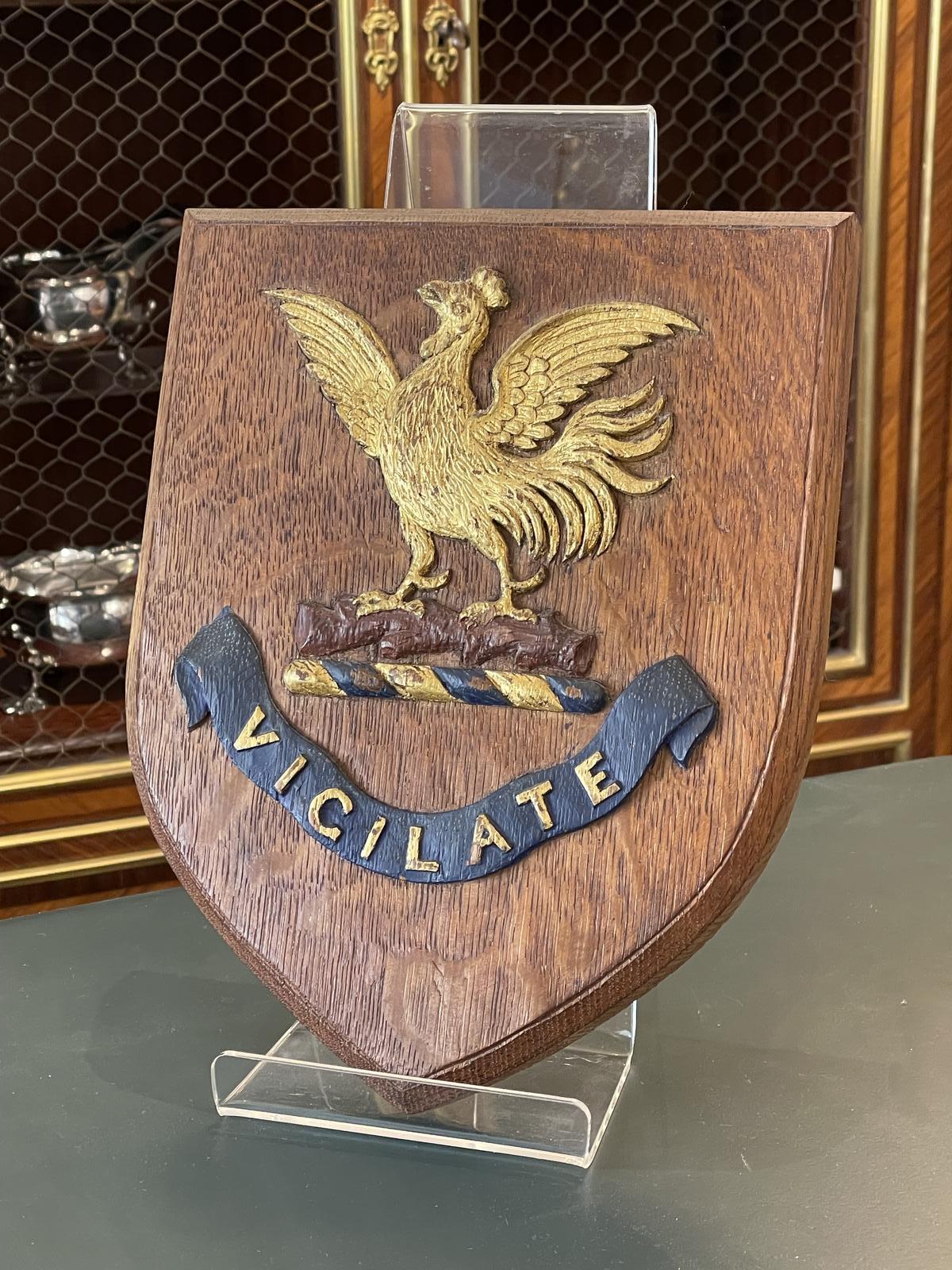 Early 20th Century Heraldic Wall Shield Plaque (1 of 5) Early 20th Century Heraldic Wall Shield Plaque (1 of 5)