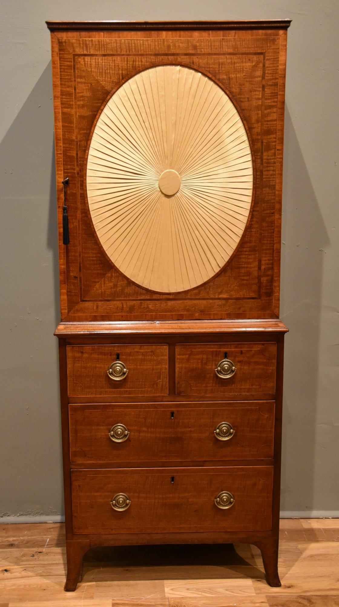 George III Sheraton Period Mahogany Collector's Cabinet (1 of 10) George III Sheraton Period Mahogany Collector's Cabinet (1 of 10)