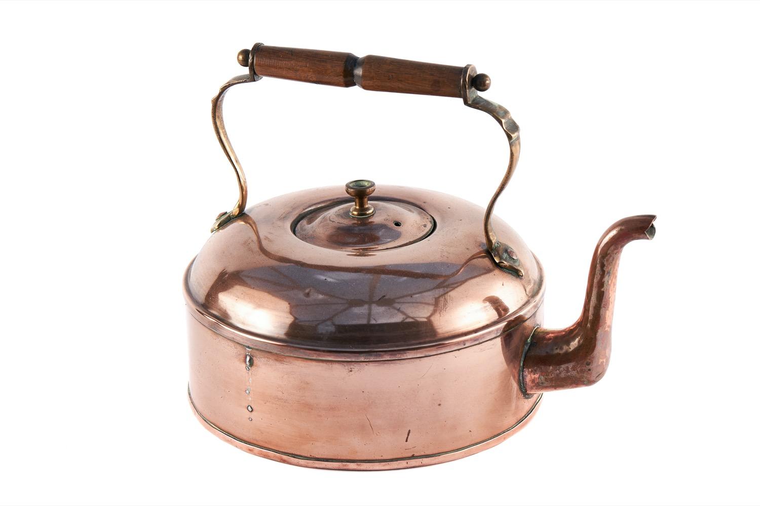 Good Quality Antique Copper Kettle (1 of 6)