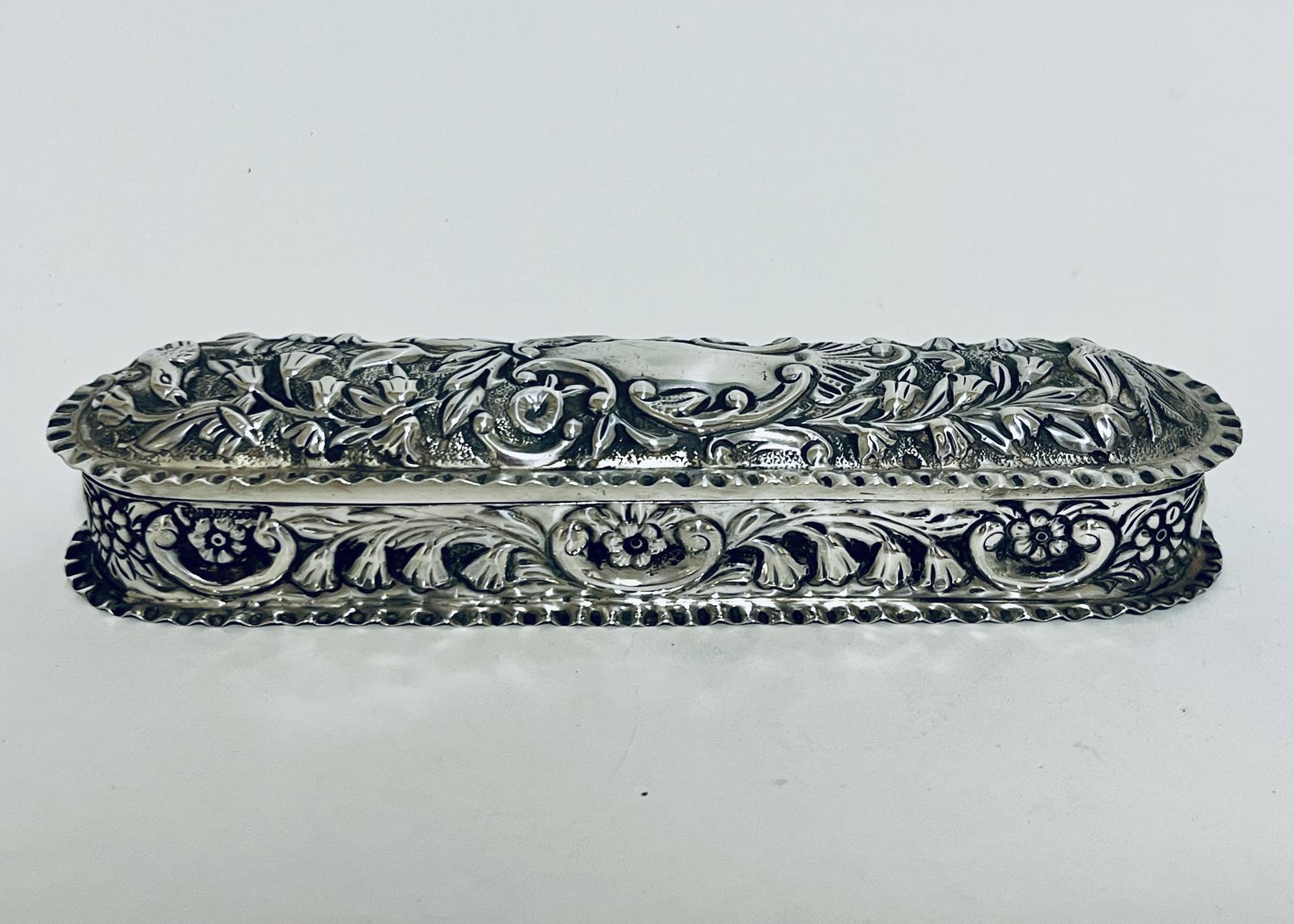 Antique Silver Trinket Box (1 of 17) Antique Silver Trinket Box (1 of 17)