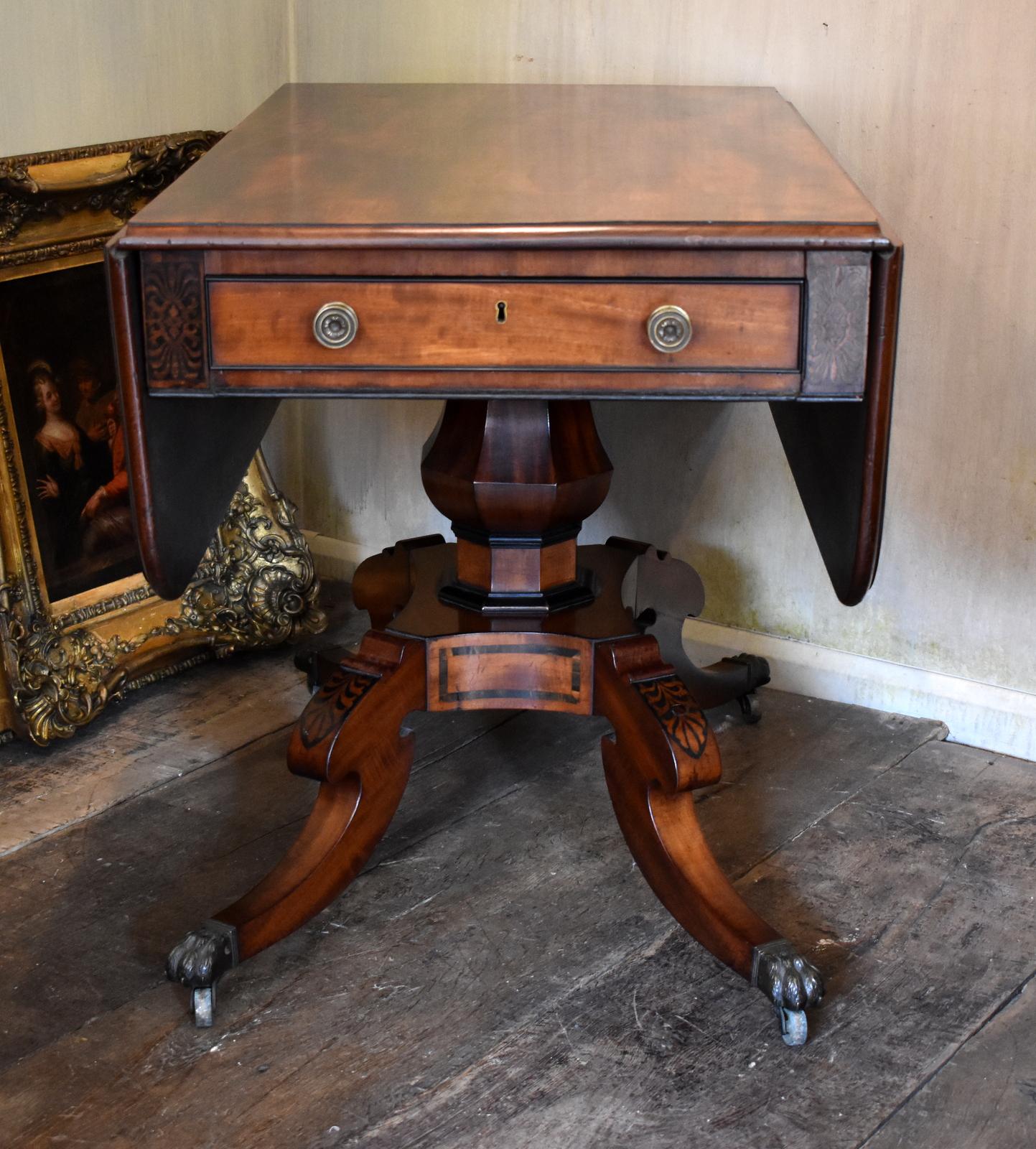 Fine Later Georgian Inlaid Mahogany Pembroke Table (1 of 11) Fine Later Georgian Inlaid Mahogany Pembroke Table (1 of 11)