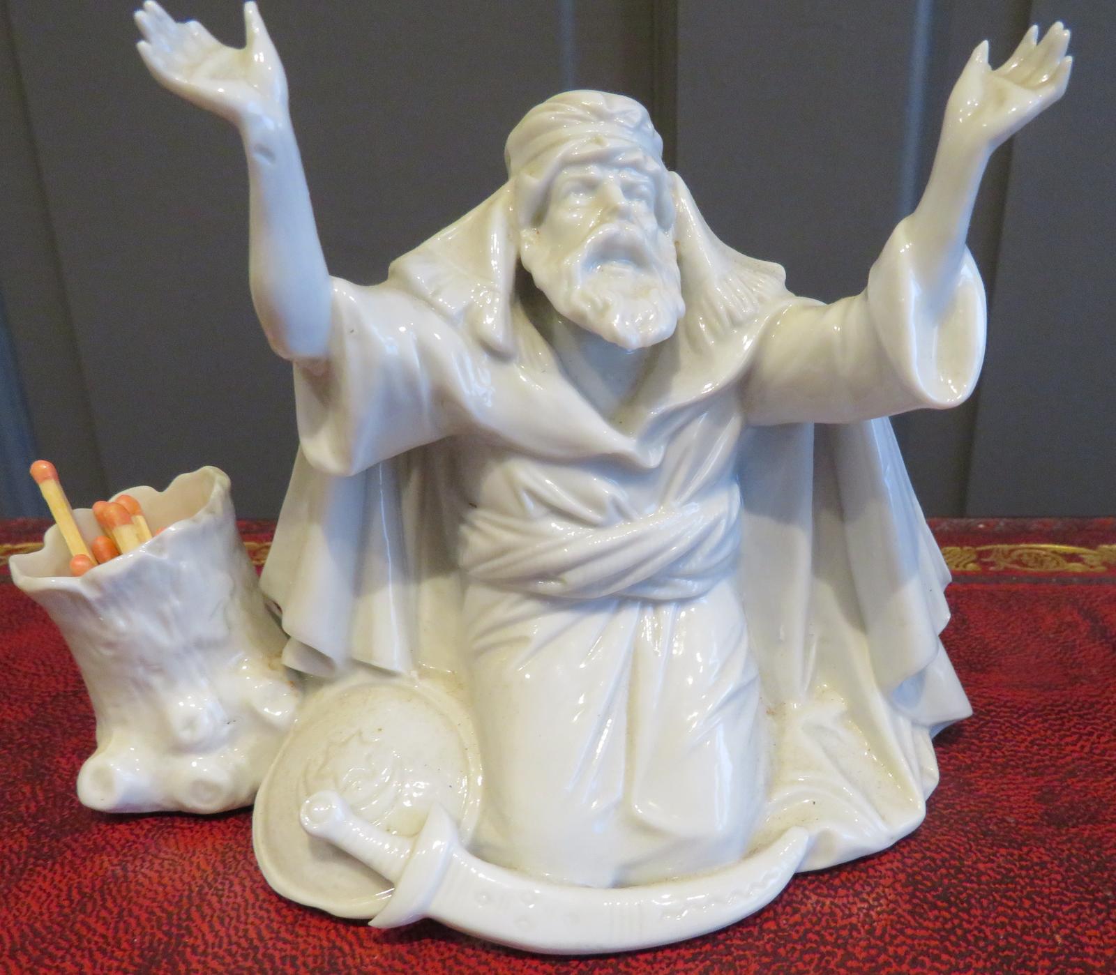 Porcelain Vesta Match Pot c.1900 (1 of 4)