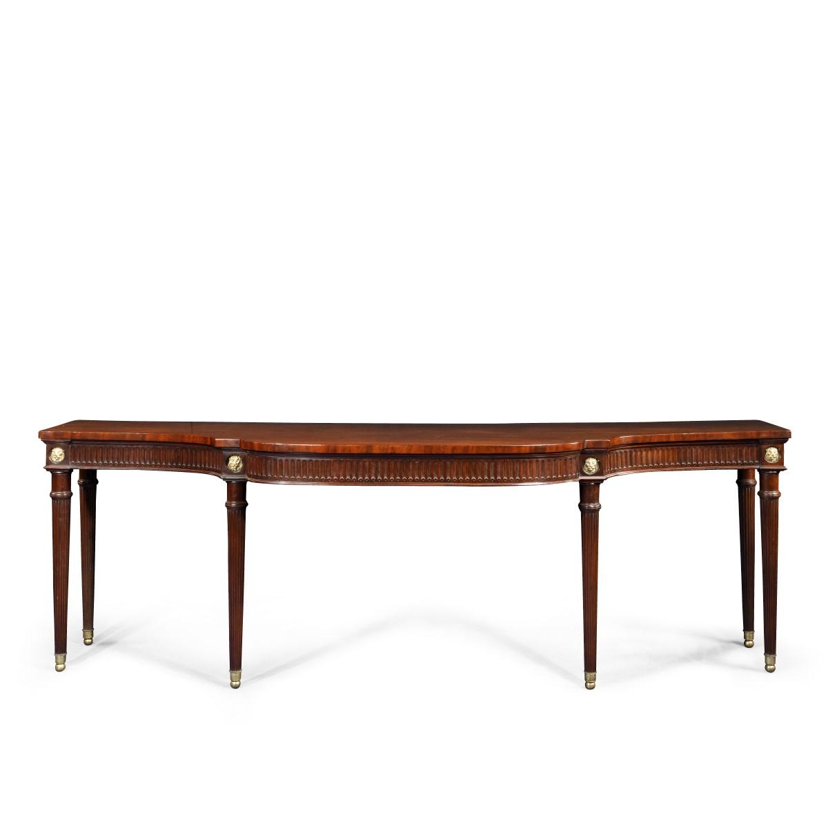 Large Regency Mahogany Serving Table Attributed to Gillows (1 of 9)