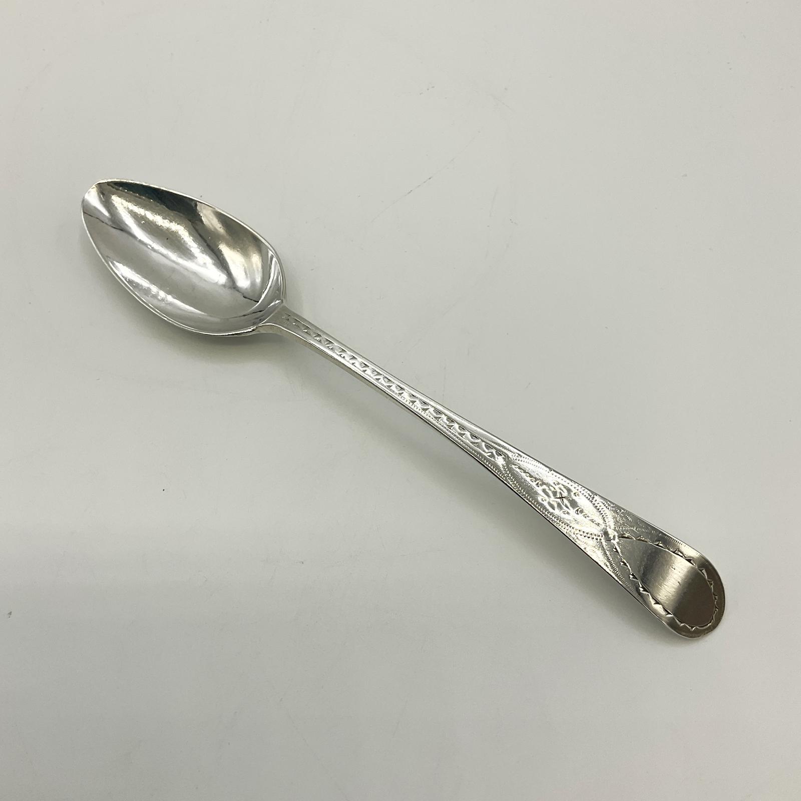 Antique 1793 Georgian Sterling Silver Teaspoon (1 of 11)
