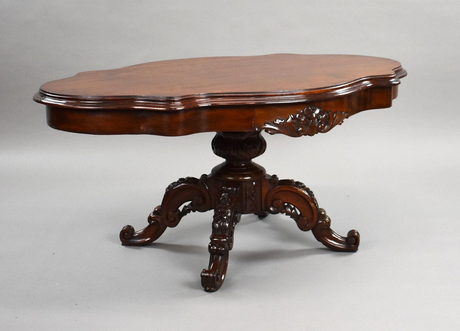 19th Century Mahogany Coffee Table (1 of 7)