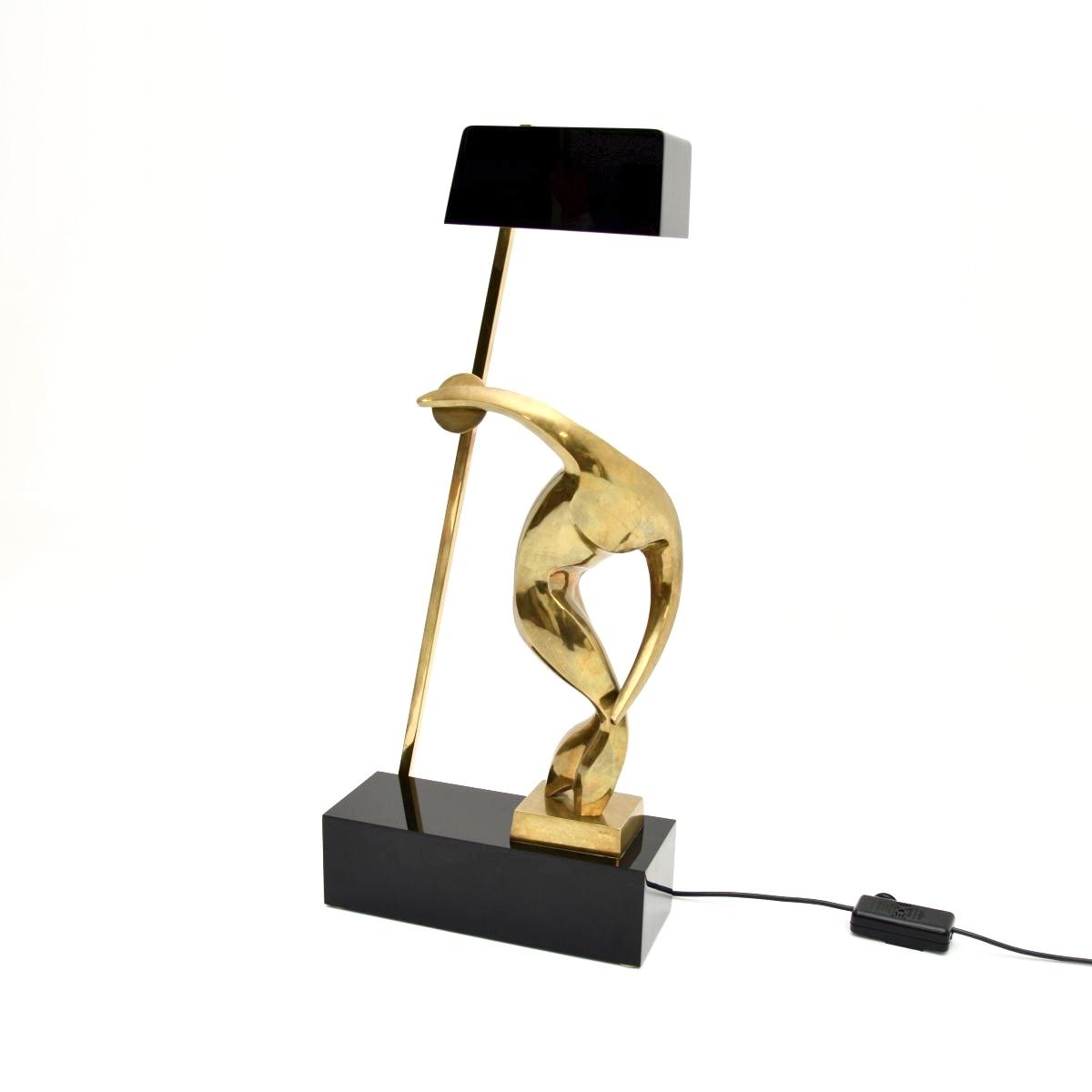 Vintage Italian Sculptural Bronze Table Lamp by Maxime Delo (1 of 13) Vintage Italian Sculptural Bronze Table Lamp by Maxime Delo (1 of 13)