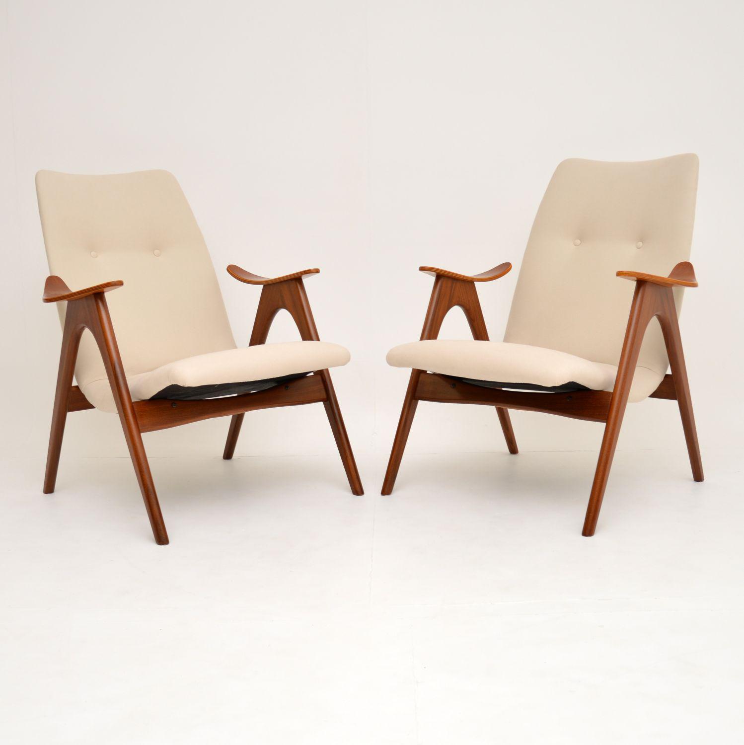 Pair of Vintage Dutch Armchairs by Louis Van Teeffelen (1 of 14) Pair of Vintage Dutch Armchairs by Louis Van Teeffelen (1 of 14)