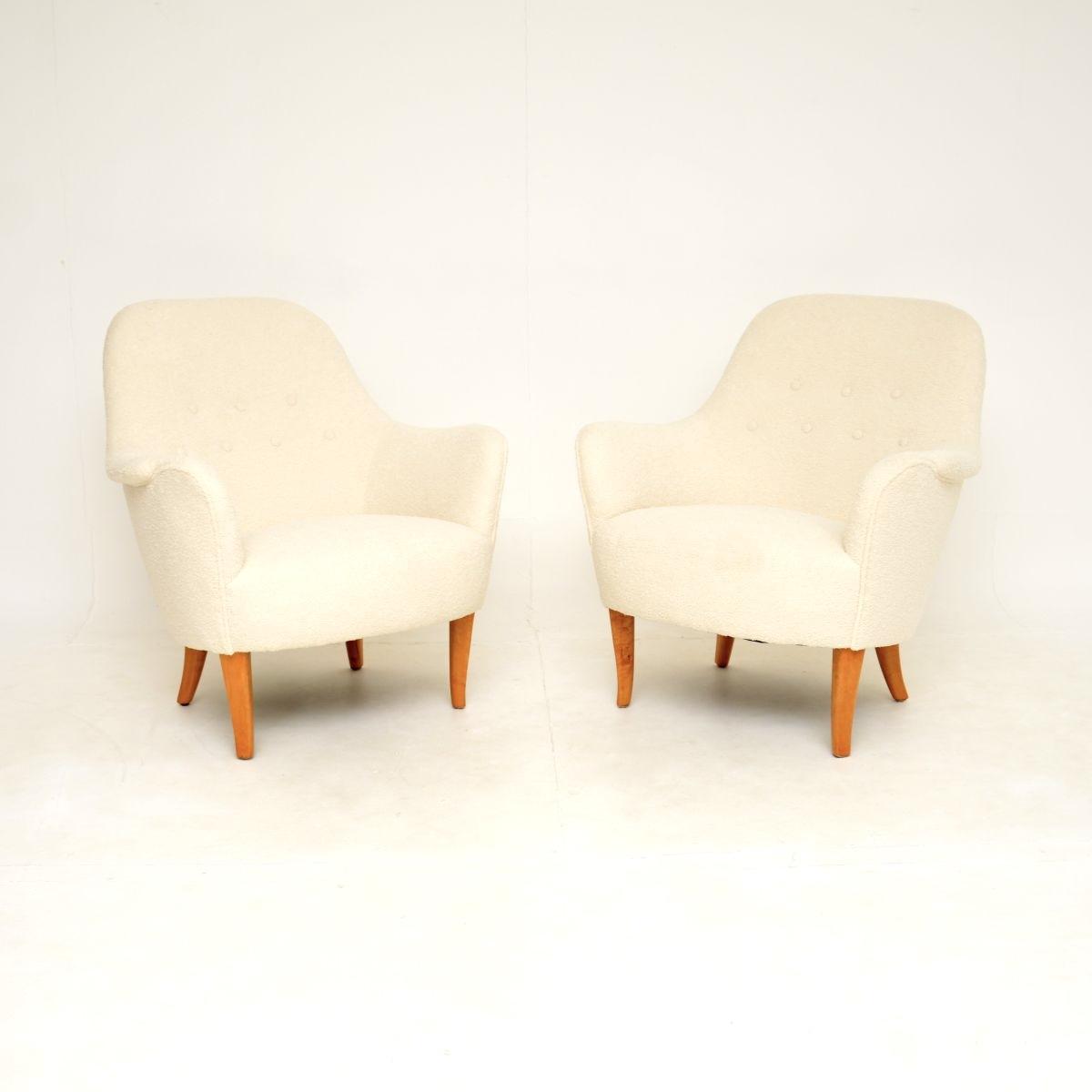 Pair of Vintage Swedish Cirkus Armchairs by Carl Malmsten (1 of 6) Pair of Vintage Swedish Cirkus Armchairs by Carl Malmsten (1 of 6)