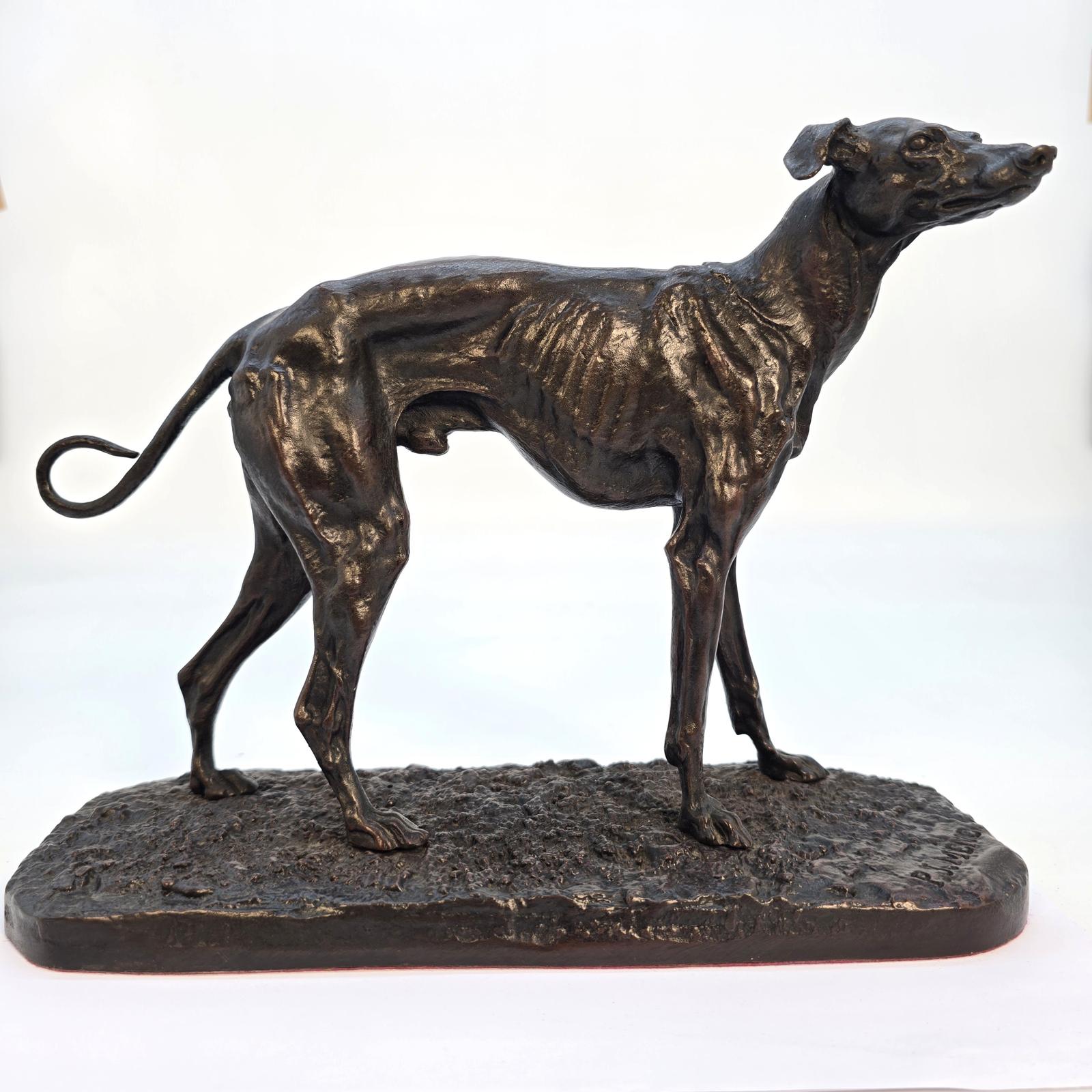 19th Century Bronze Study of a Greyhound by P. J. Mène (1 of 14) 19th Century Bronze Study of a Greyhound by P. J. Mène (1 of 14)