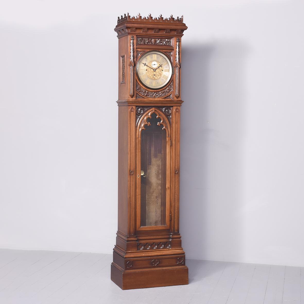 Exhibition Quality Gothic Style Grandfather Clock (1 of 17) Exhibition Quality Gothic Style Grandfather Clock (1 of 17)
