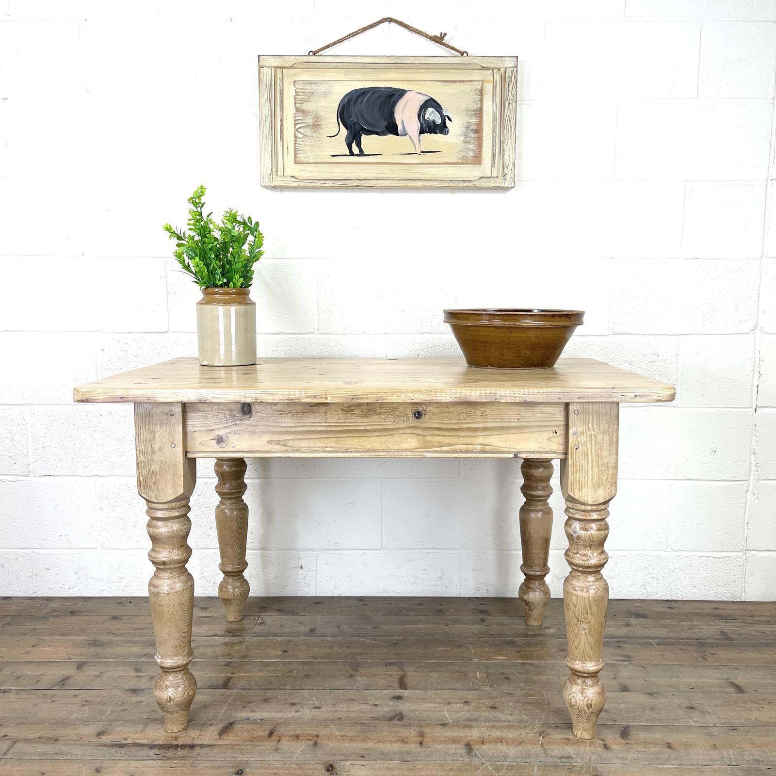 Pine Farmhouse Kitchen Table (1 of 9) Pine Farmhouse Kitchen Table (1 of 9)