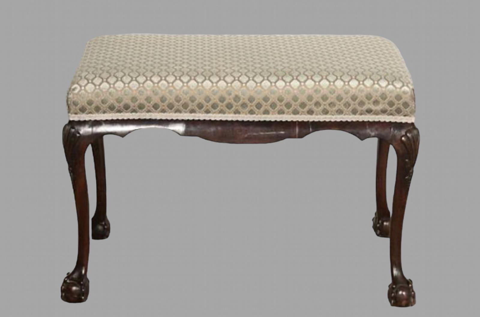 Irish Mahogany Stool 18th Century (1 of 5)