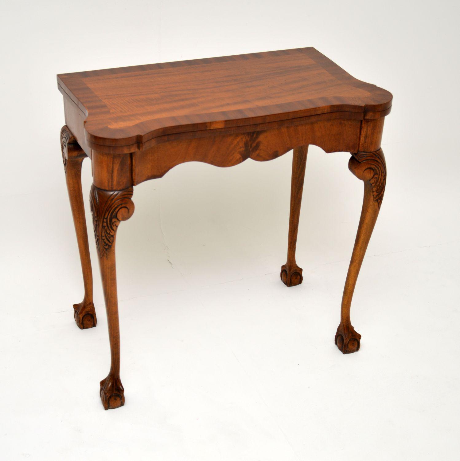 Queen Anne Style Mahogany Card Table c.1930 (1 of 11) Queen Anne Style Mahogany Card Table c.1930 (1 of 11)