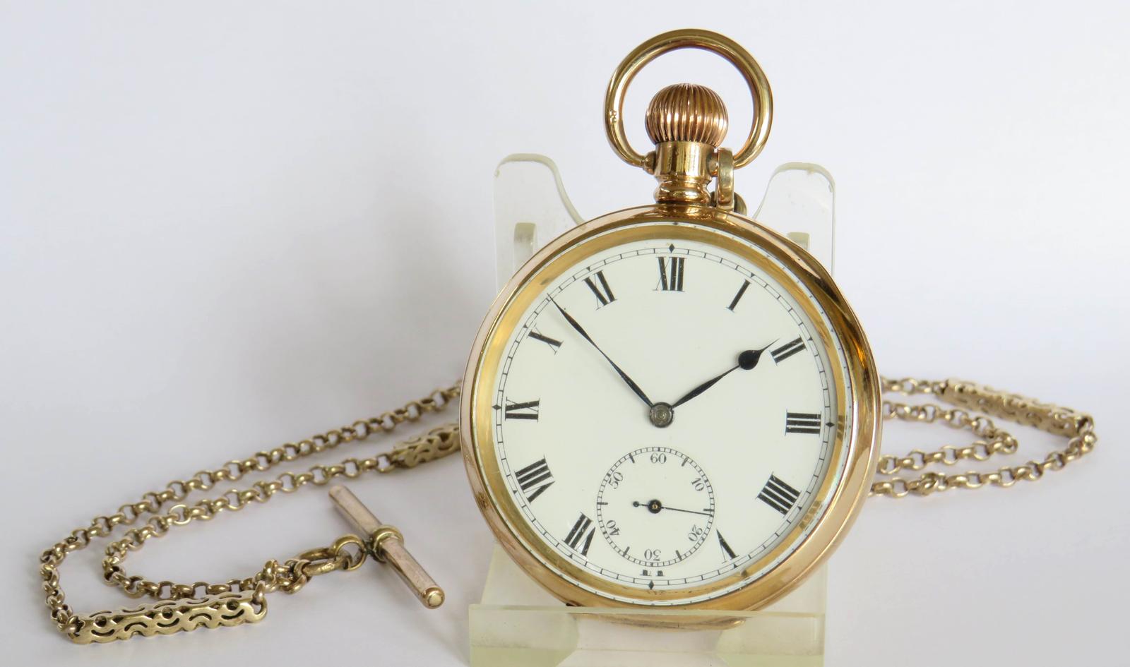Pocket Watch : 1930s Pocket Watch and Chain (1 of 5)