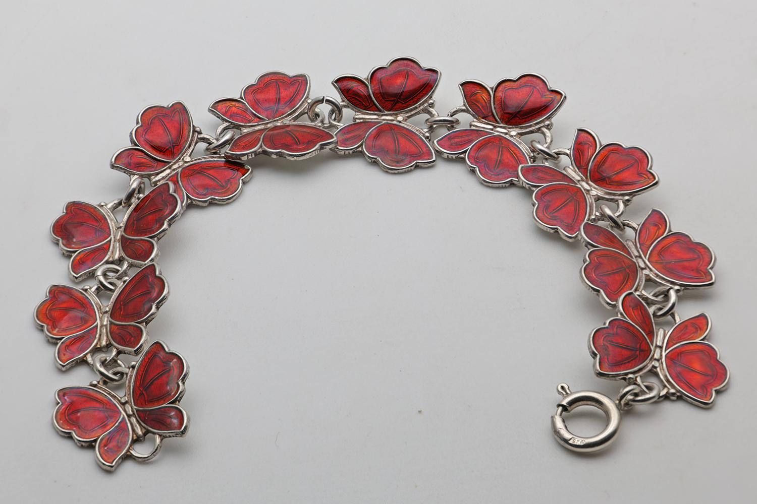 Danish Silver Bracelet in Enamel by Mega Reklamegaver (1 of 2)