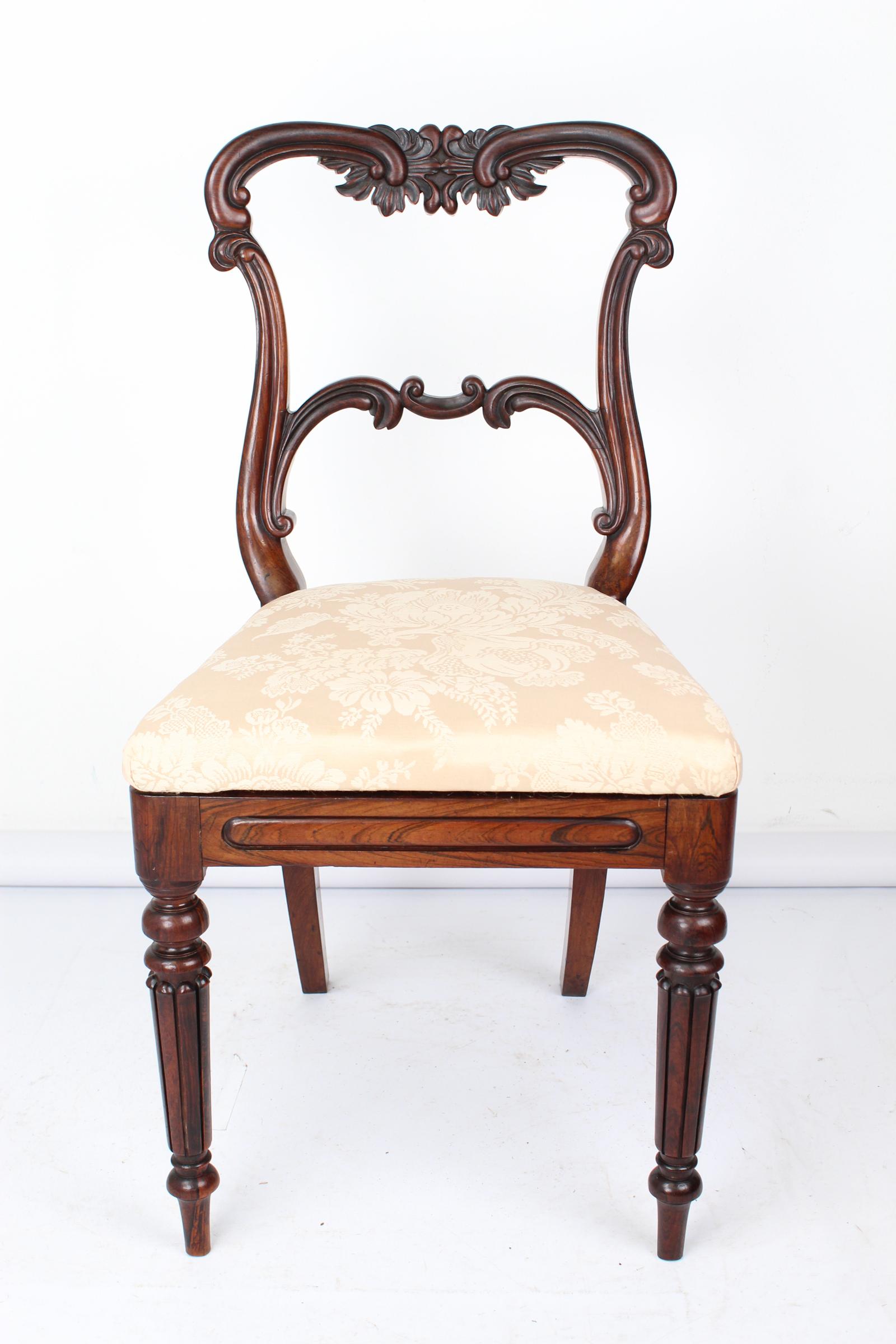 William IV Rosewood Desk Chair / Dressing Table Chair (1 of 13) William IV Rosewood Desk Chair / Dressing Table Chair (1 of 13)
