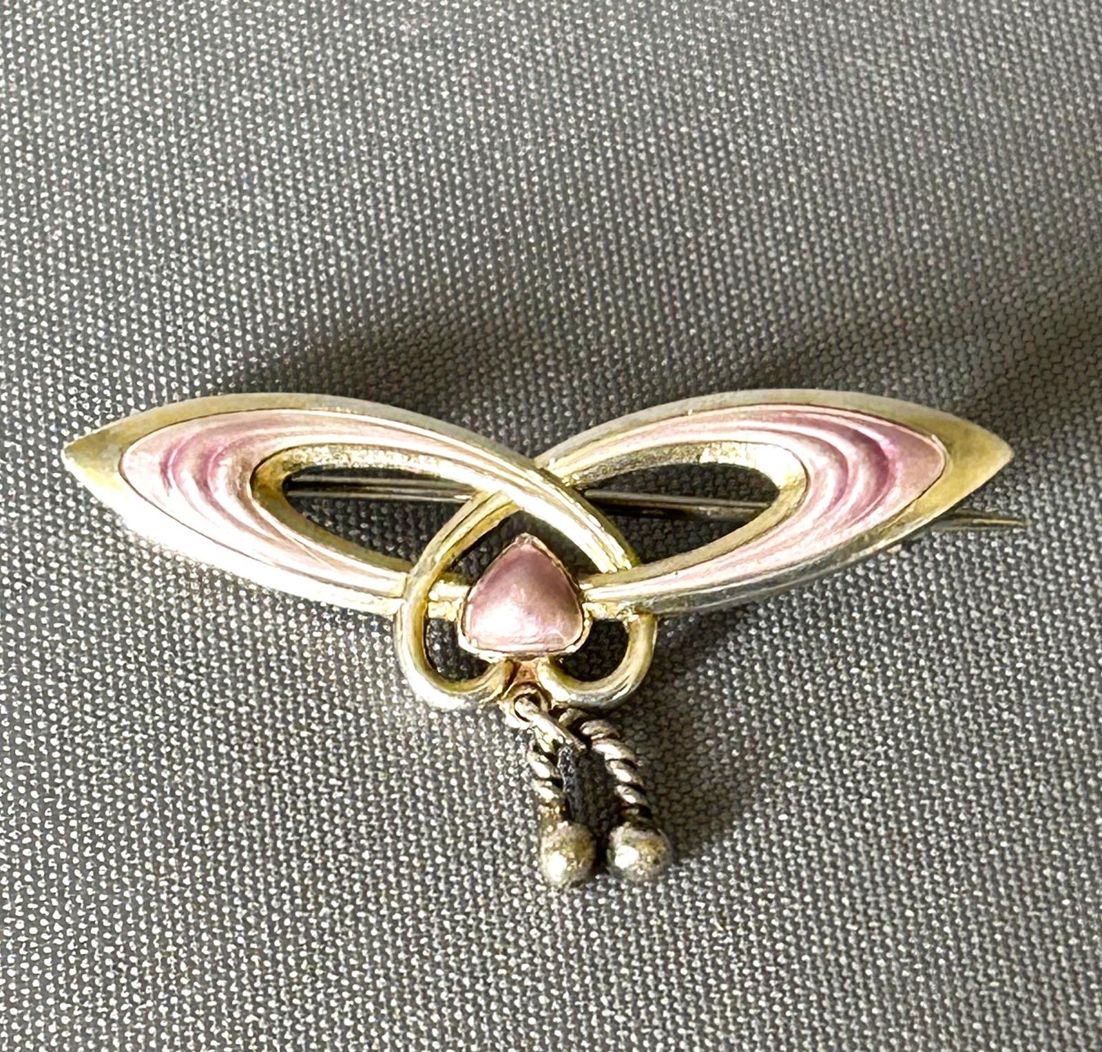 Marius Hammer Art Nouveau Silver & Enamel Brooch (1 of 7) Marius Hammer Art Nouveau Silver & Enamel Brooch (1 of 7)