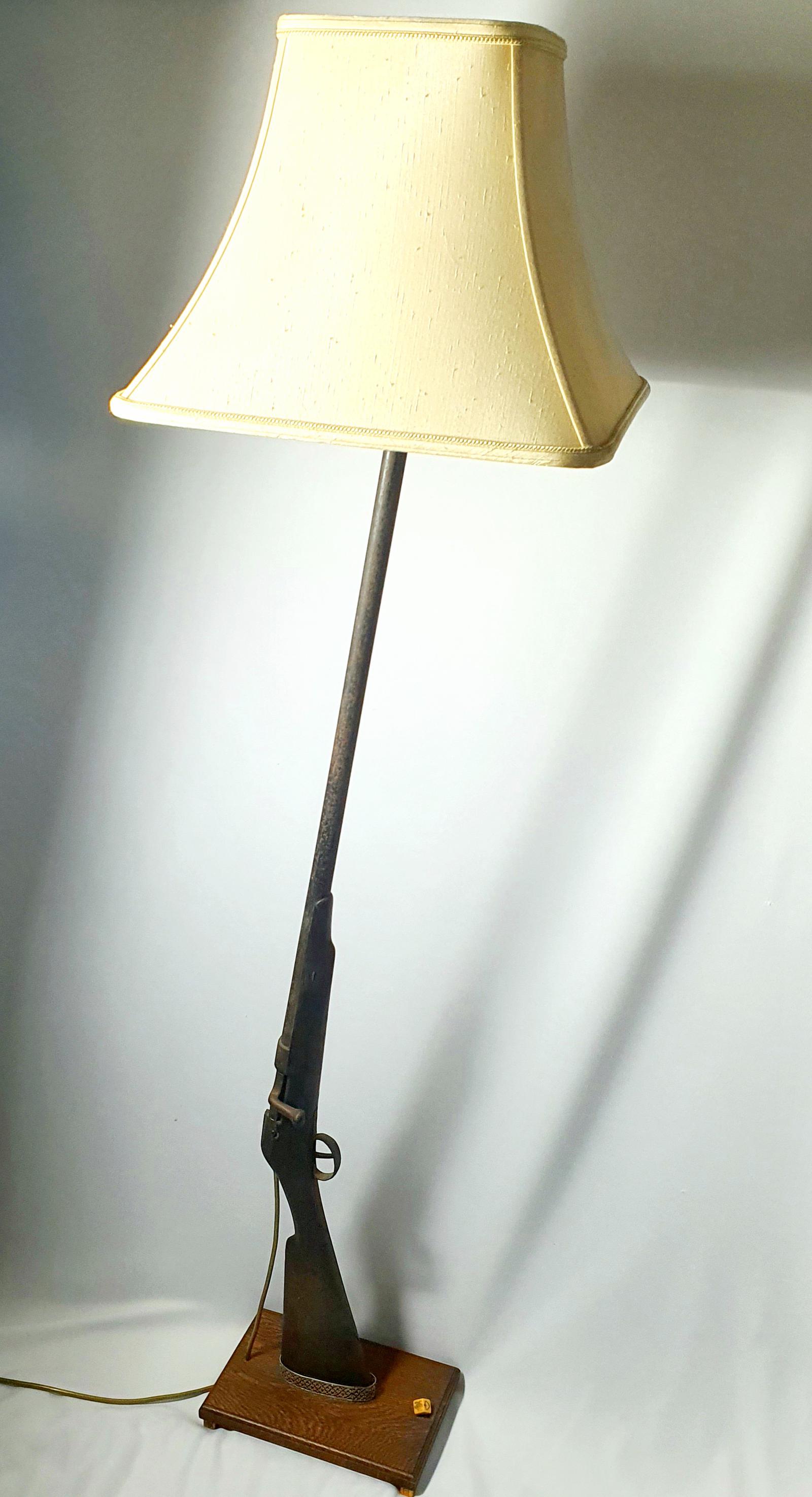 19th Century Rifle Converted to a Standard Lamp LA334241