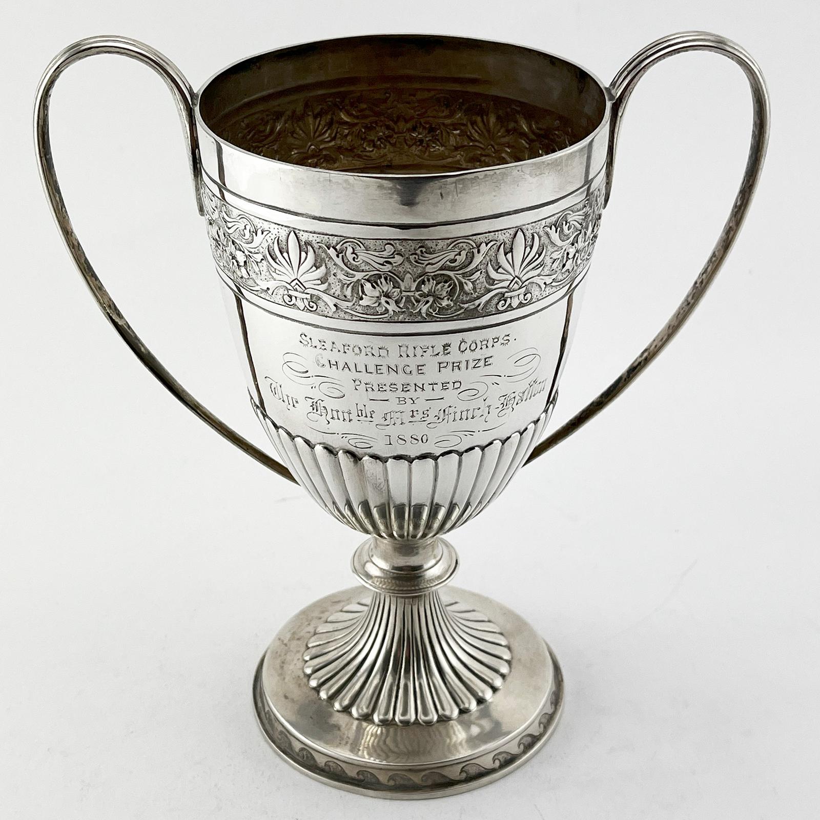 Impressive Victorian Sterling Silver Two Handle Trophy Cup (1 of 7) Impressive Victorian Sterling Silver Two Handle Trophy Cup (1 of 7)