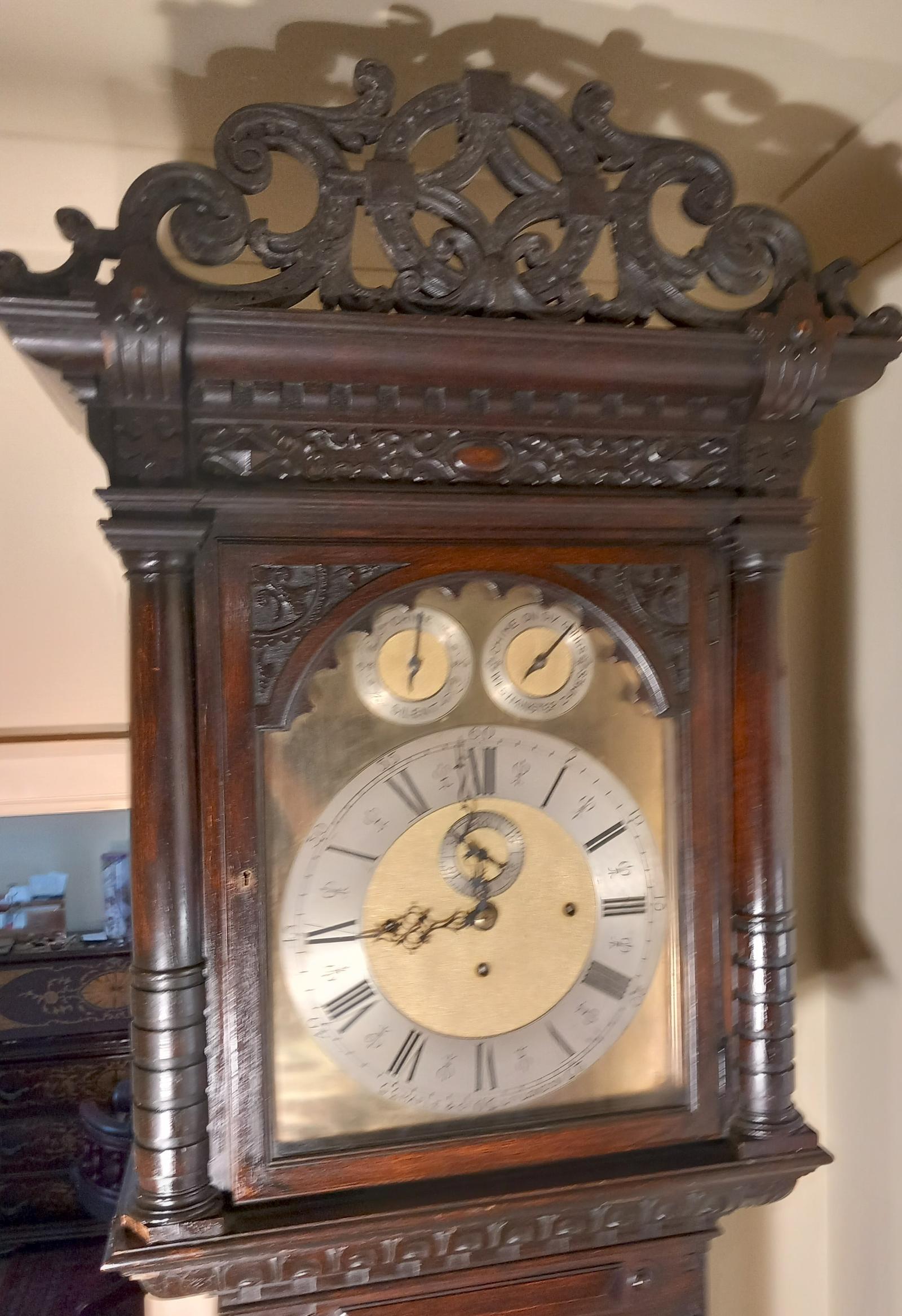 Musical Antique "London" Longcase Clock (1 of 6)