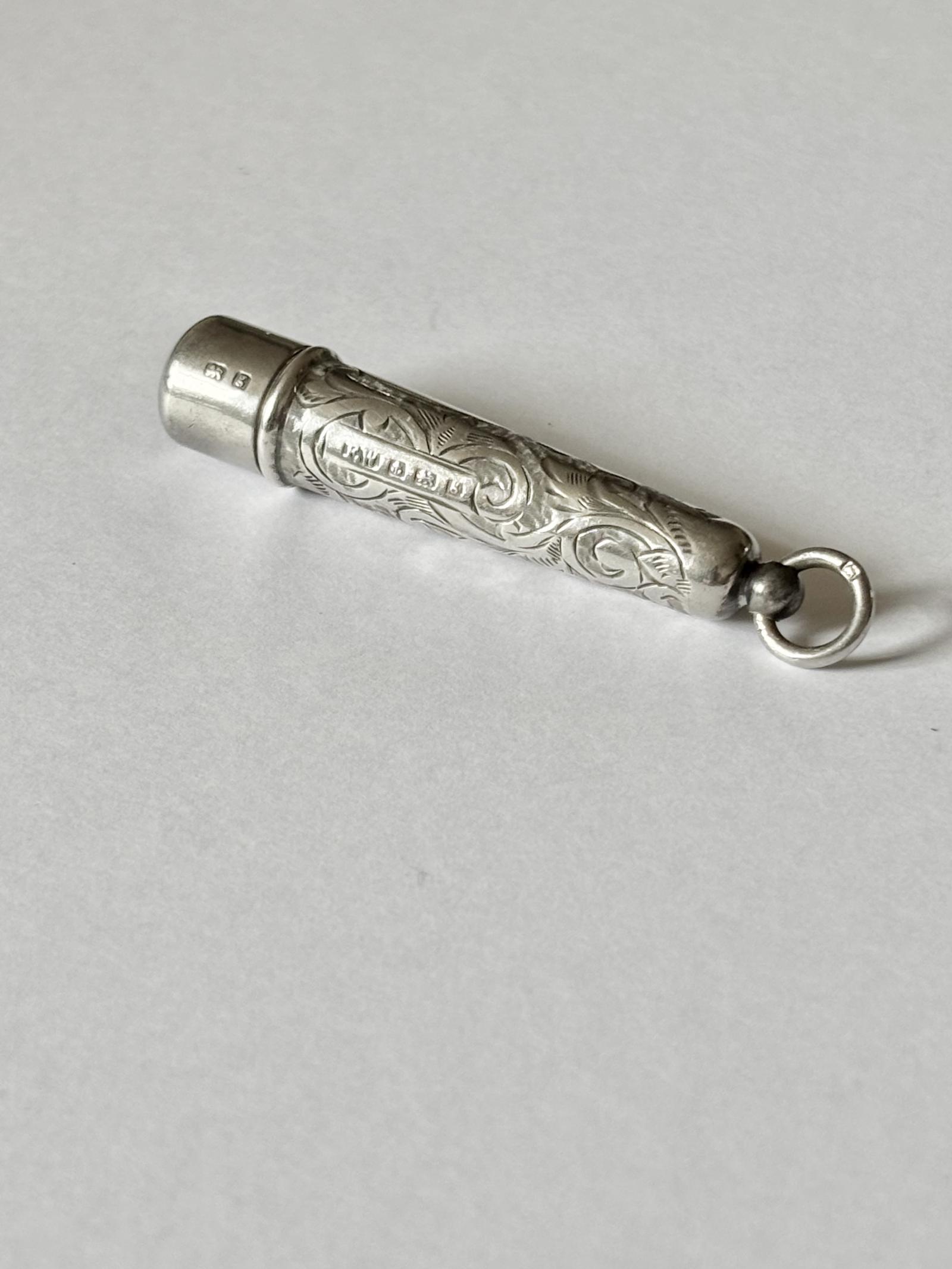 Edwardian Sterling Silver Cheroot Holder Birmingham 1906 Francis Webb (1 of 8) Edwardian Sterling Silver Cheroot Holder Birmingham 1906 Francis Webb (1 of 8)