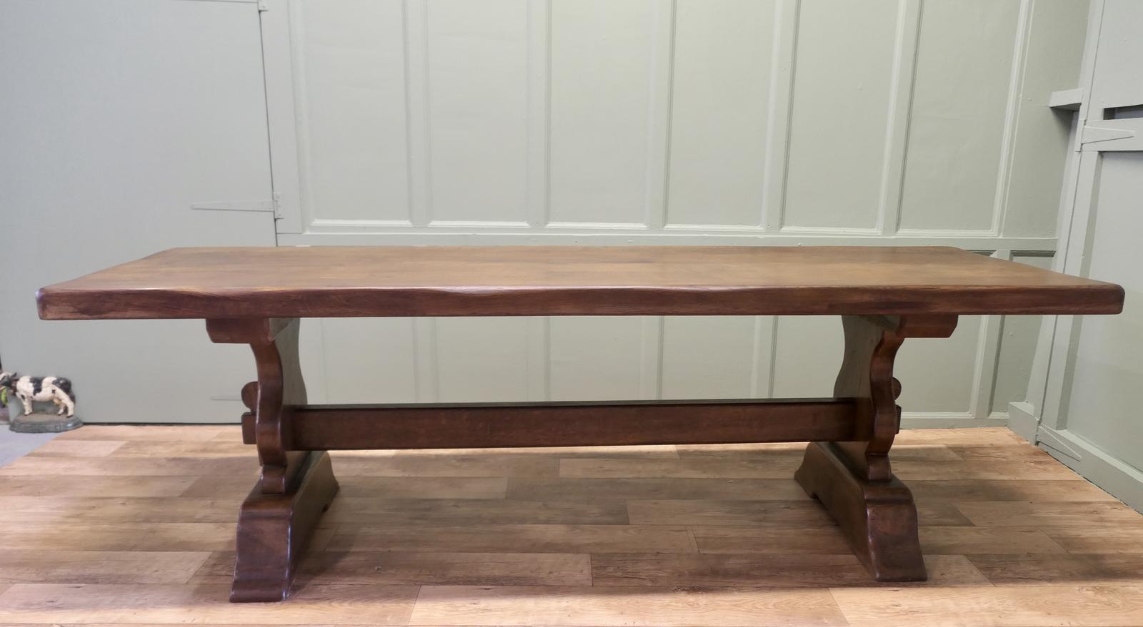 Large French 19th Century Oak Refectory Table (1 of 6) Large French 19th Century Oak Refectory Table (1 of 6)