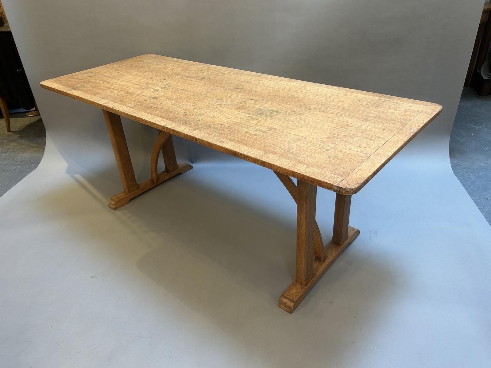 Cotswold School Oak Table, Labelled (1 of 18) Cotswold School Oak Table, Labelled (1 of 18)