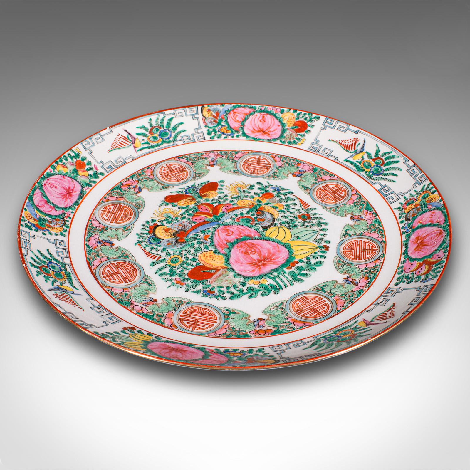 Antique Celebration Plate, Chinese, Ceramic, Decorative Charger - Qing c.1900 (1 of 8) Antique Celebration Plate, Chinese, Ceramic, Decorative Charger - Qing c.1900 (1 of 8)