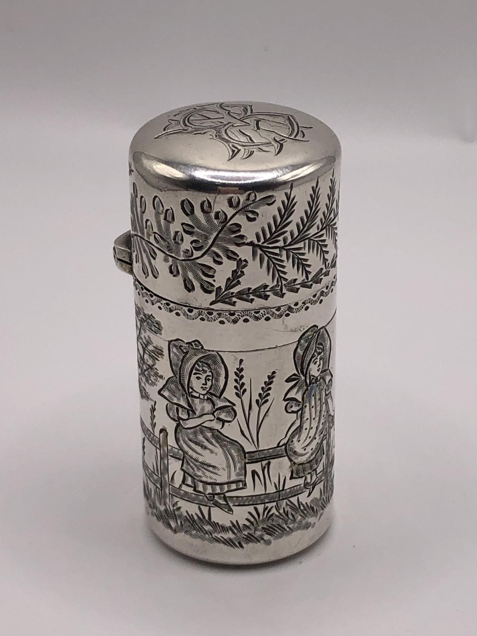 Silver Scent Bottle Sampson & Mordan (1 of 6)