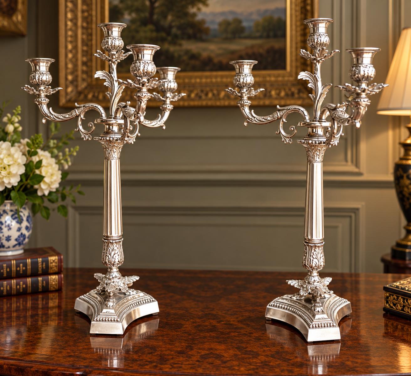 Silver Plated Candelabra - main image
