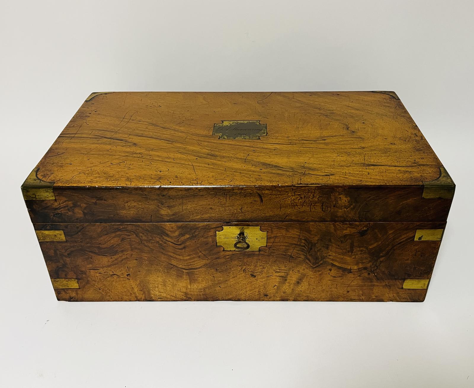 Antique Walnut Writing Slope with Secret Drawers (1 of 15) Antique Walnut Writing Slope with Secret Drawers (1 of 15)