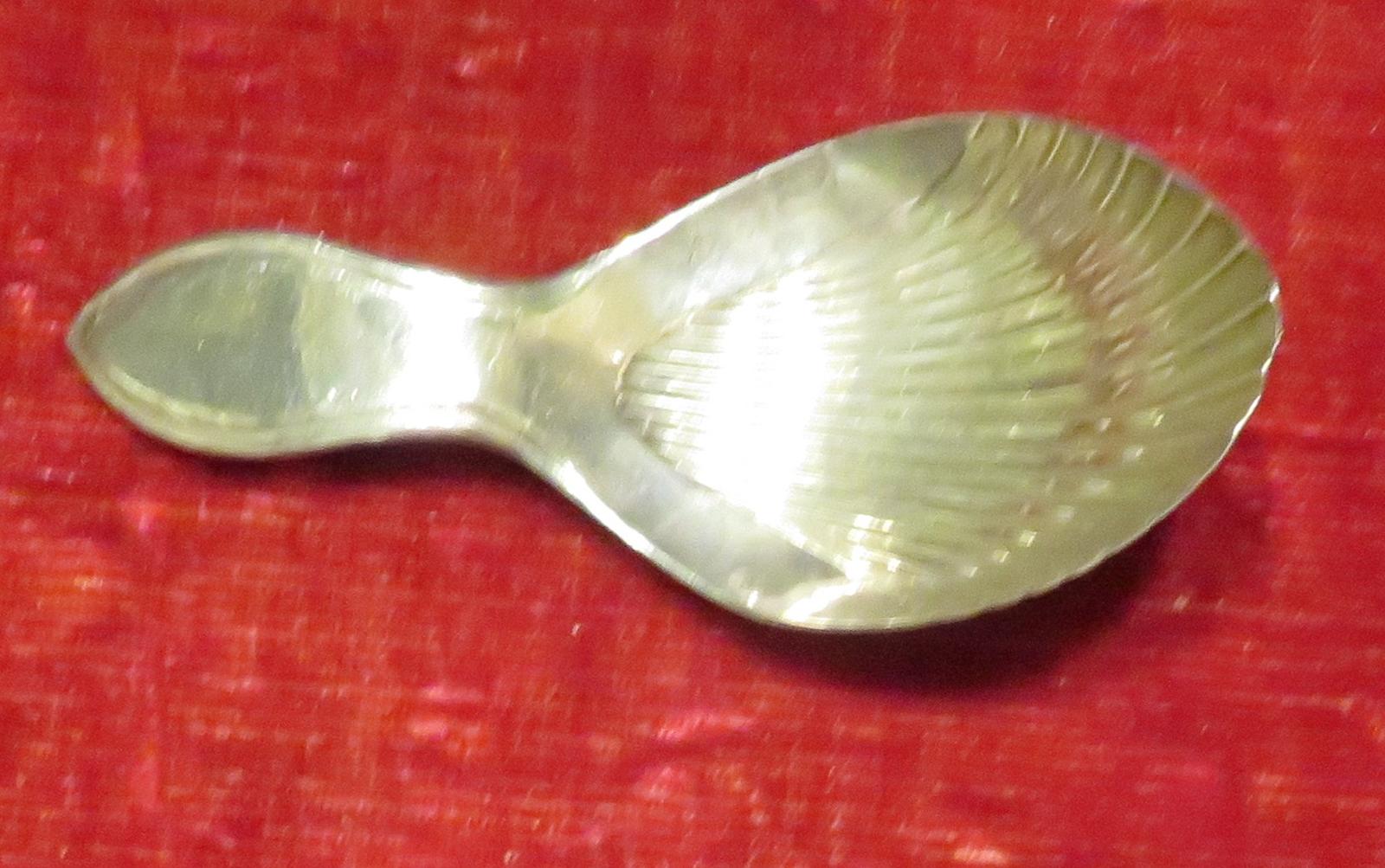 Hallmarked Georgian Silver Caddy Spoon (1 of 2)