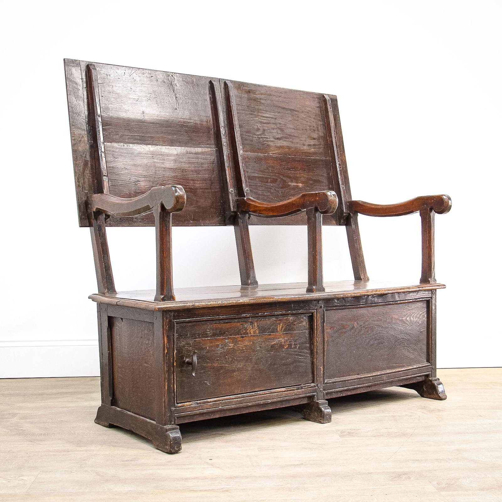 18th Century Metamorphic Tavern Settle (1 of 7)