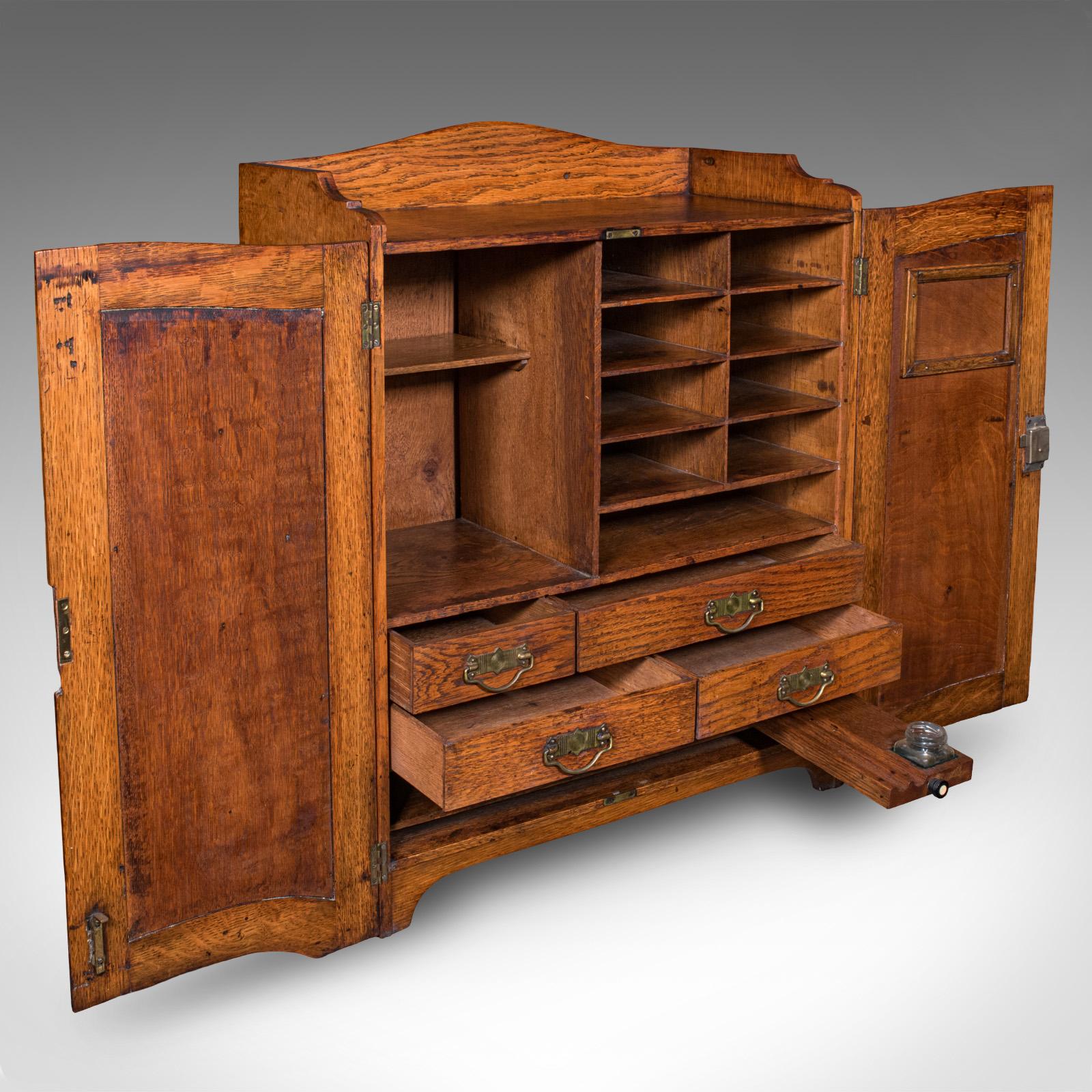 Antique Estate Gamekeeper's Cabinet, Scottish, Oak, Clerk's Cupboard, Victorian (1 of 12) Antique Estate Gamekeeper's Cabinet, Scottish, Oak, Clerk's Cupboard, Victorian (1 of 12)