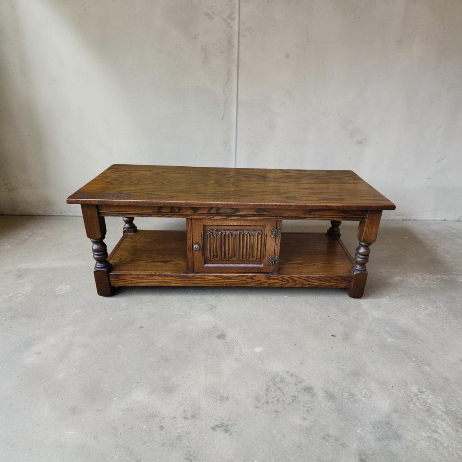 Vintage Old Charm Wood Bros Oak Coffee Table / Storage Cabinet / C1970 (1 of 11) Vintage Old Charm Wood Bros Oak Coffee Table / Storage Cabinet / C1970 (1 of 11)