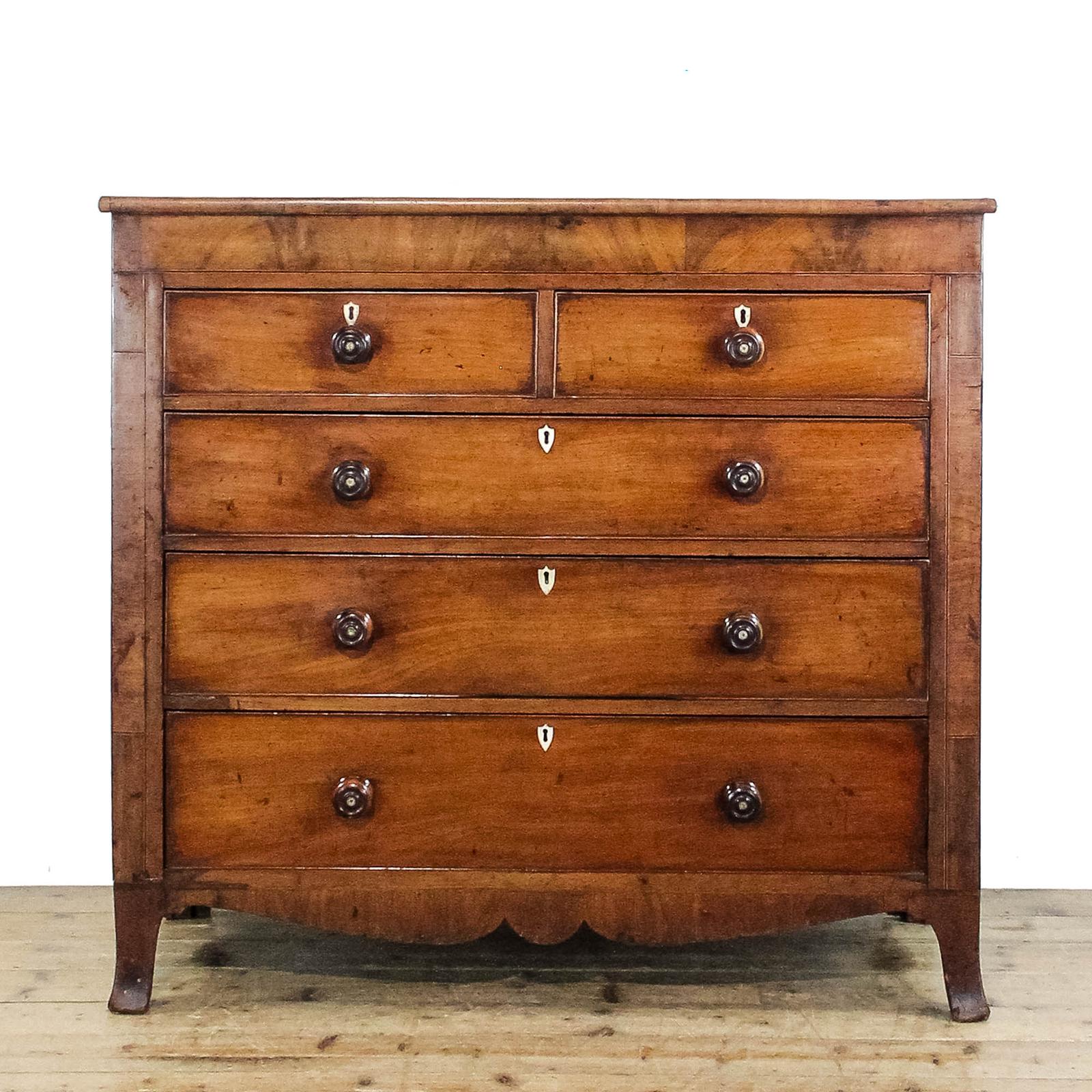 Antique Early 19th Century Mahogany Chest of Drawers (1 of 16)