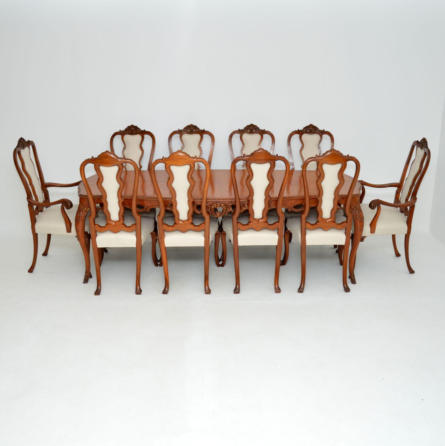 Antique French Kingwood Dining Table & Ten Chairs (1 of 23) Antique French Kingwood Dining Table & Ten Chairs (1 of 23)