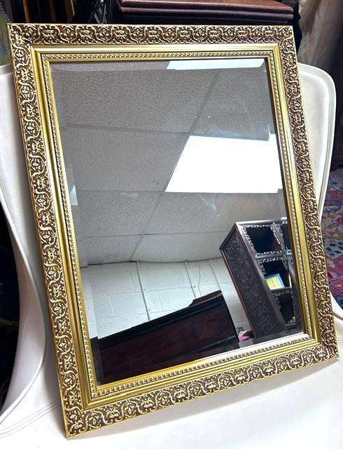 Italian Art Nouveau Renaissance Giltwood Framed Wall Mirror with Bevelled Edges (1 of 3) Italian Art Nouveau Renaissance Giltwood Framed Wall Mirror with Bevelled Edges (1 of 3)