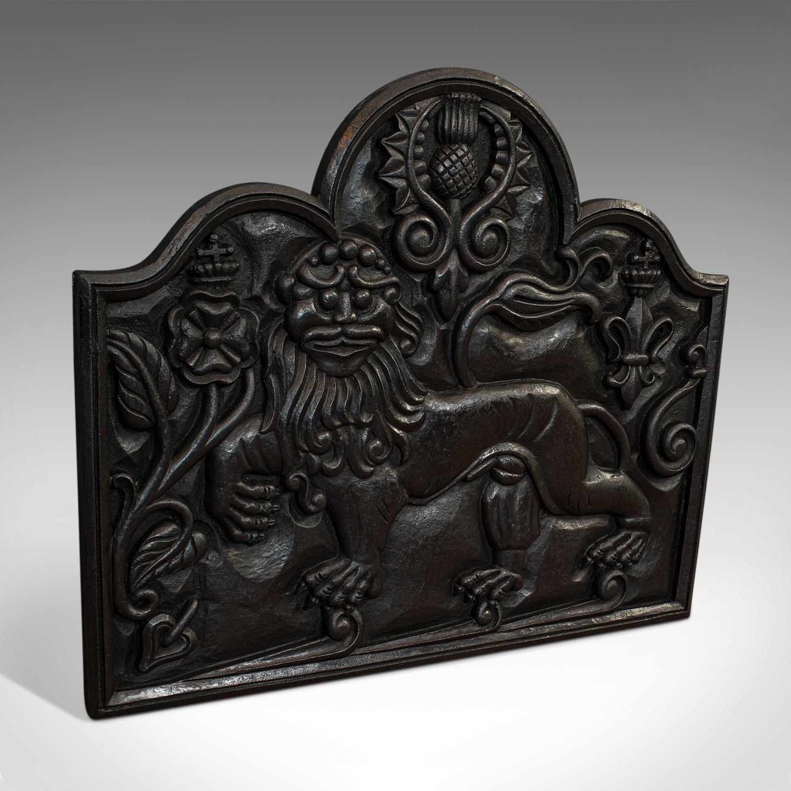 Antique Fireback, English, Cast Iron, Decorative Fireplace, Victorian c.1900 (1 of 8) Antique Fireback, English, Cast Iron, Decorative Fireplace, Victorian c.1900 (1 of 8)