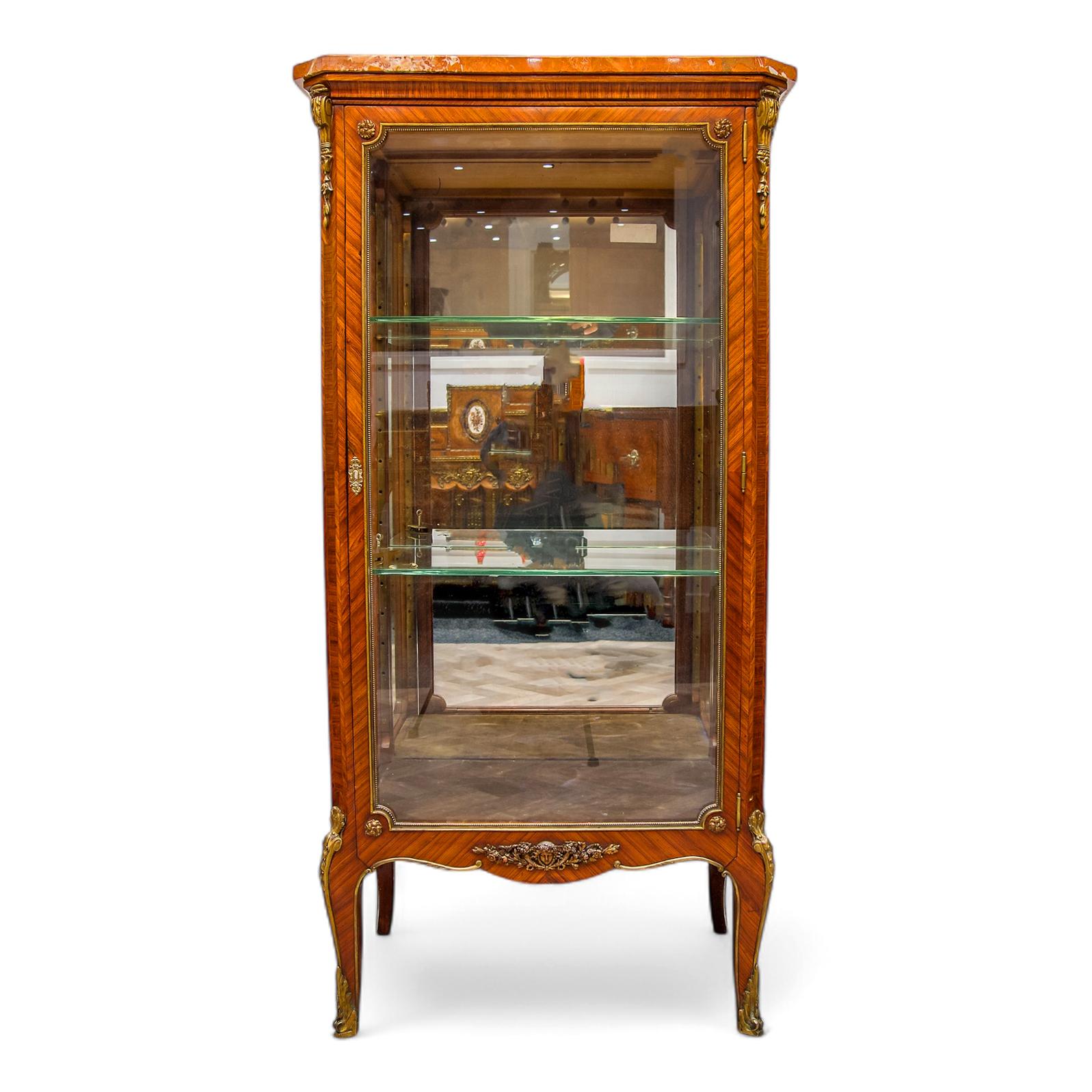 Antique Kingwood Display Cabinet with Ormolu Mounts by Francois Linke (1 of 6)