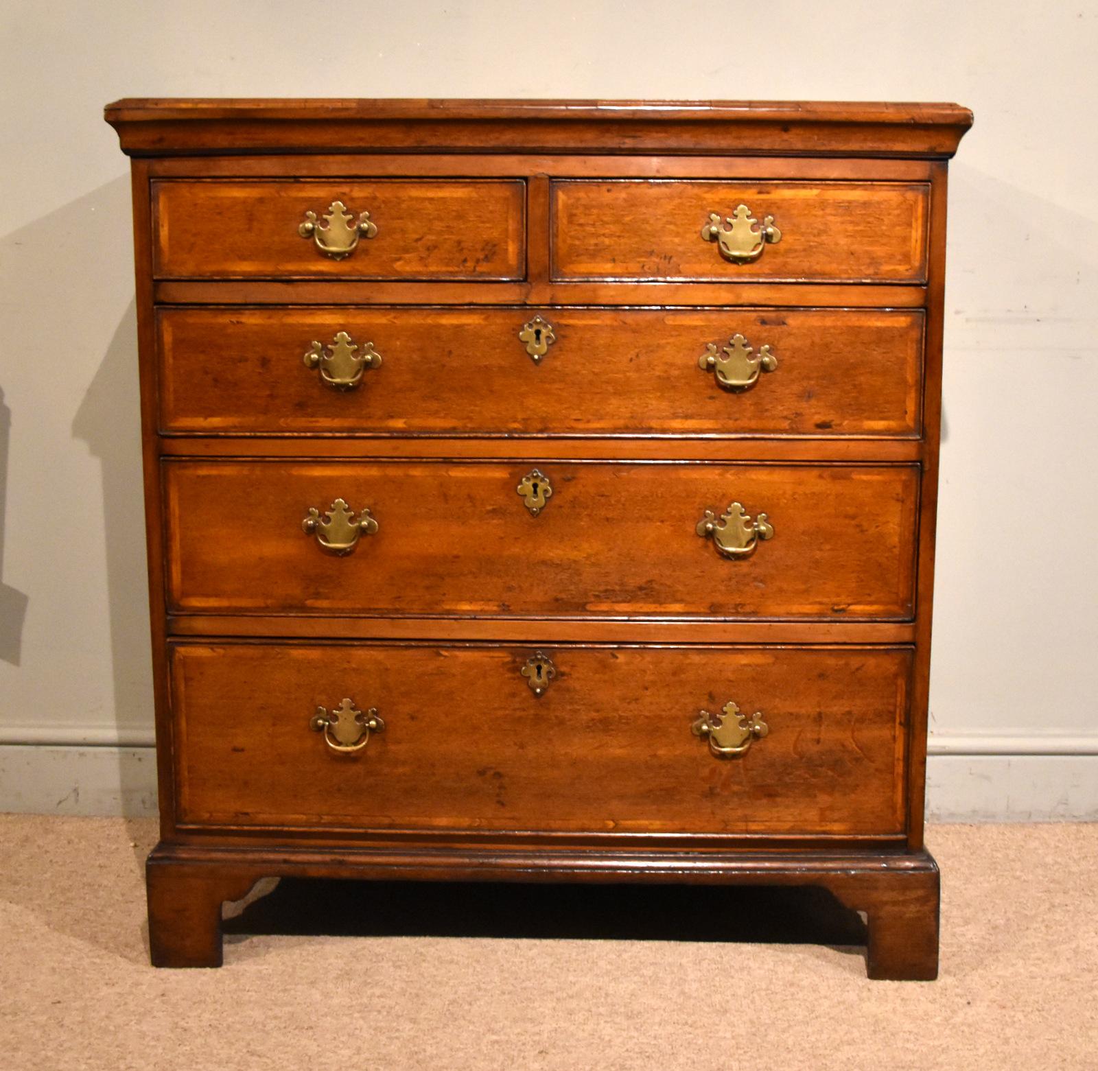 George II Oak Chest of Drawers (1 of 8) George II Oak Chest of Drawers (1 of 8)