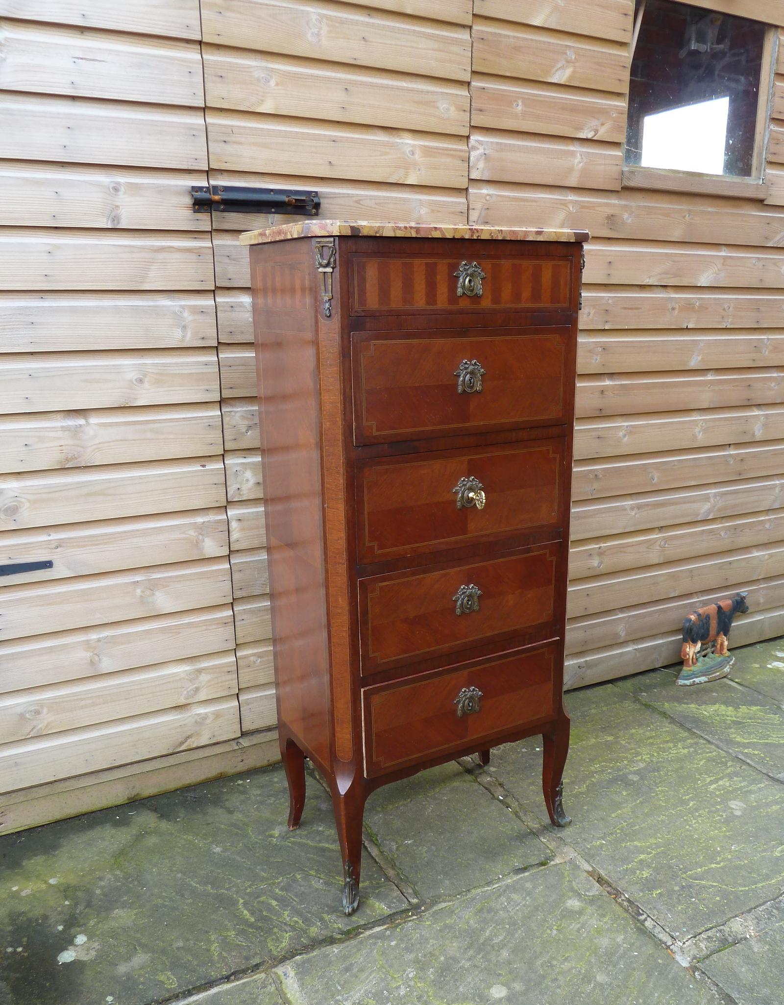 Antique French Walnut Chest (1 of 9) Antique French Walnut Chest (1 of 9)