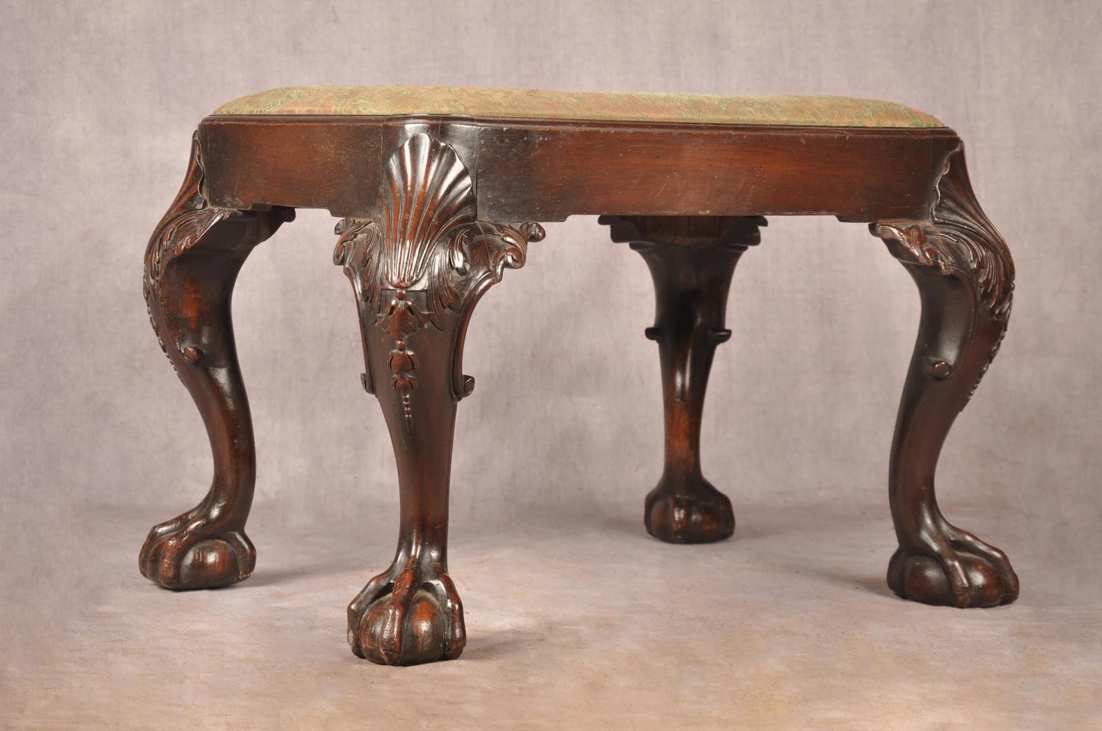 19th Century Mahogany Stool (1 of 10)