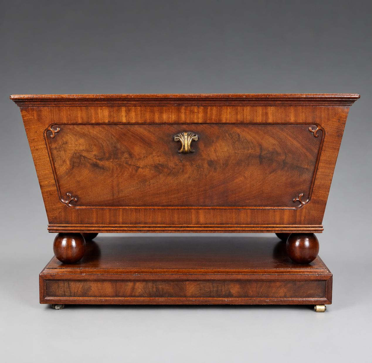 Superb Regency Flame Mahogany Wine Cooler (1 of 4) Superb Regency Flame Mahogany Wine Cooler (1 of 4)